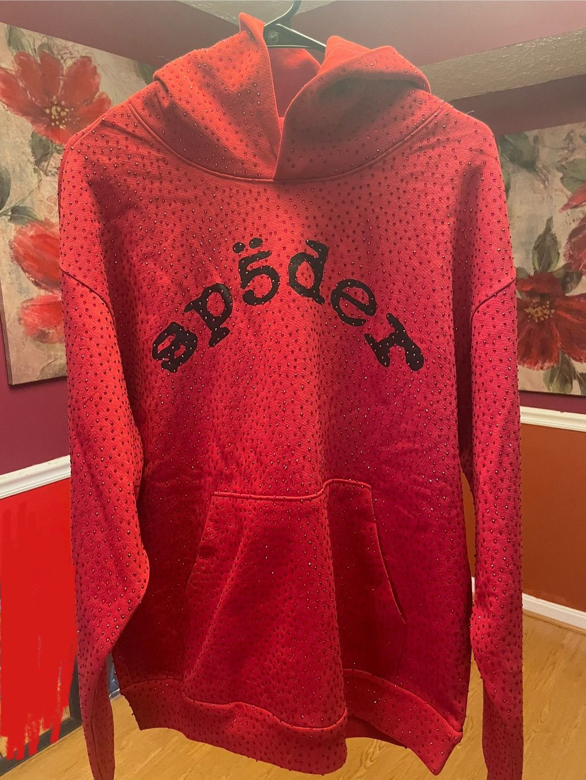 Spider Sp5der VVS Hoodie Red | Grailed
