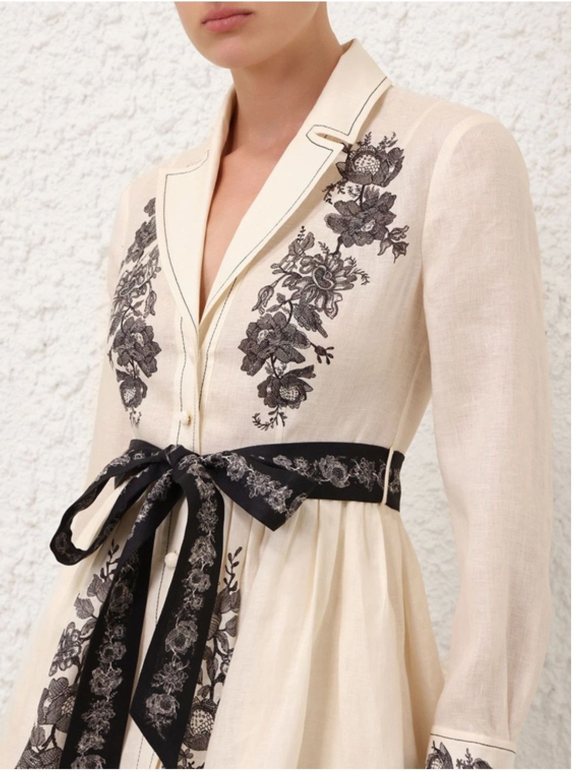 Zimmermann ZIMMERMANN SHIRT MINI DRESS Size S / US 4 / IT 40 - 4 Thumbnail