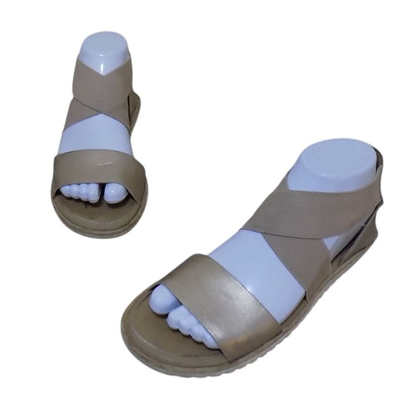 SOREL Sorel Sandal Women 6 Gold Ella III Metallic Leather Summer Size US 6 / IT 36 - 1 Thumbnail