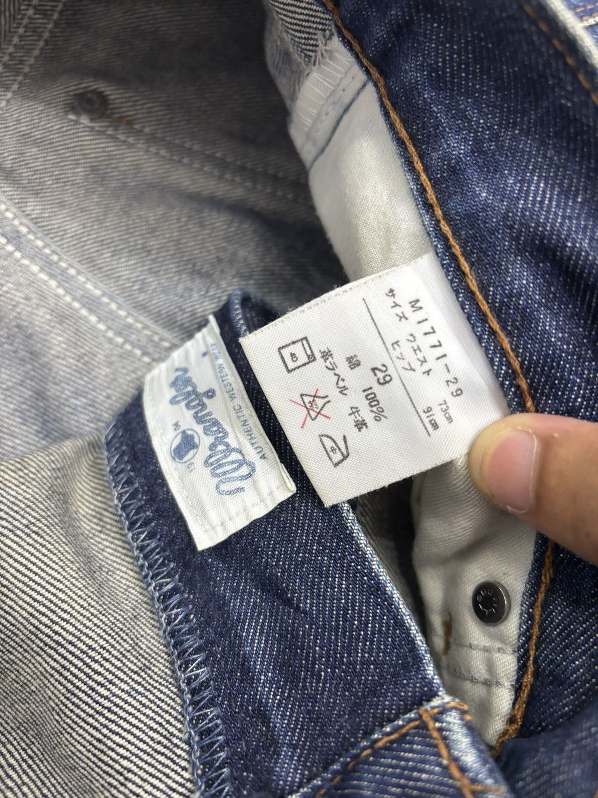 Japanese Brand × Wrangler FLARE JEANS WRANGLER BELL BOTTOM JEANS Size 29" - 11 Thumbnail