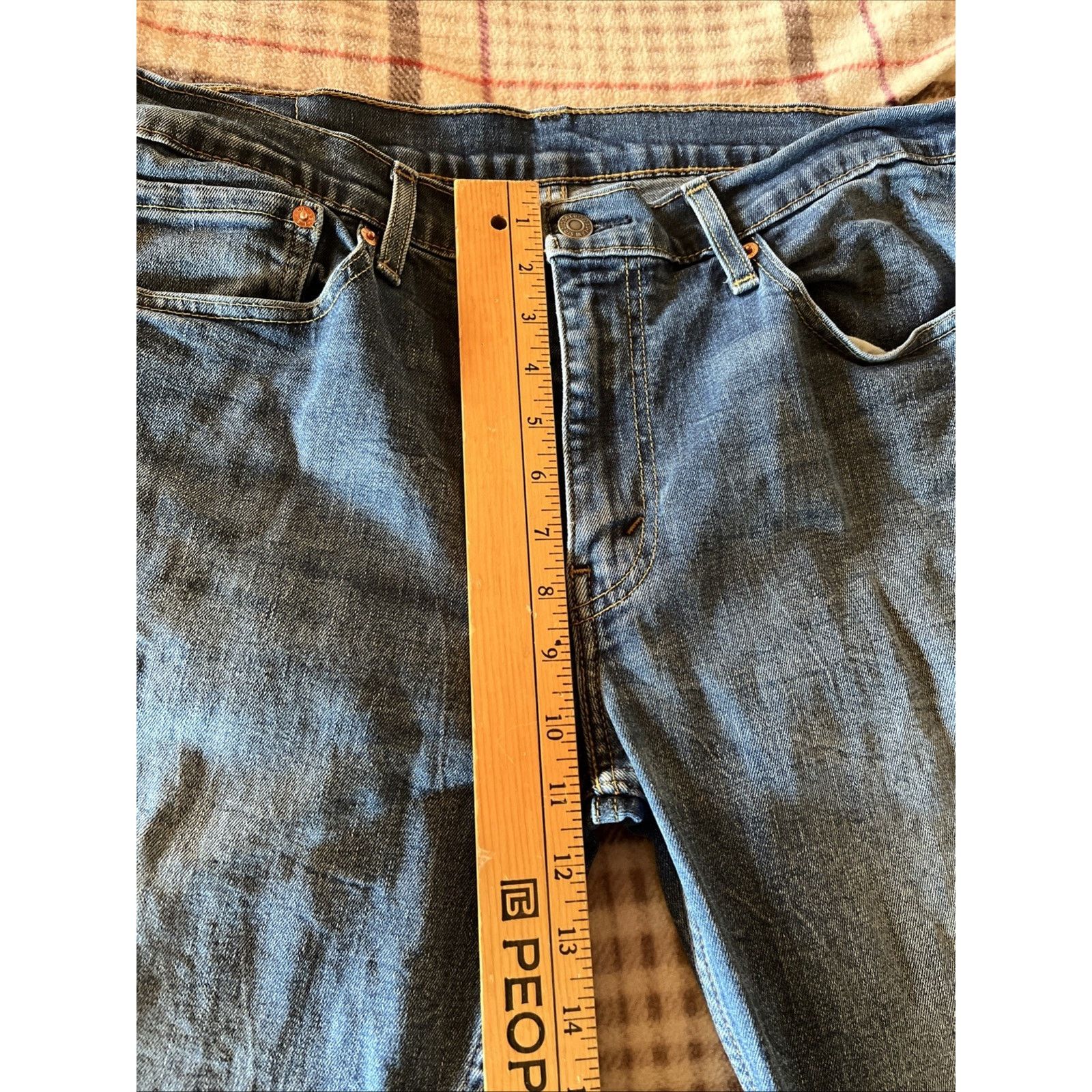Levi's Levi's 511 Jeans Men's 36x32 Blue Slim Straight Leg Denim Size US 36 / EU 52 - 6 Thumbnail