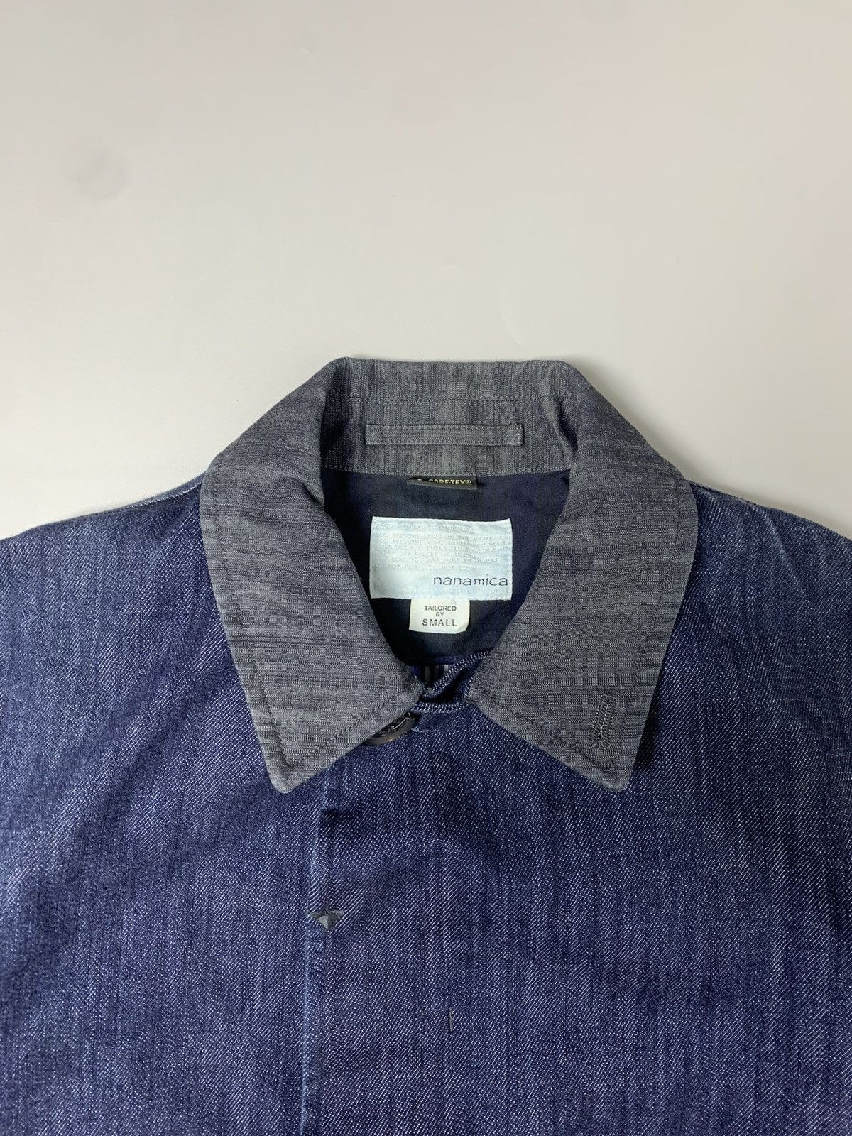 Nanamica NANAMICA GORE-TEX DENIM PARKA Size US S / EU 44-46 / 1 - 2 Thumbnail