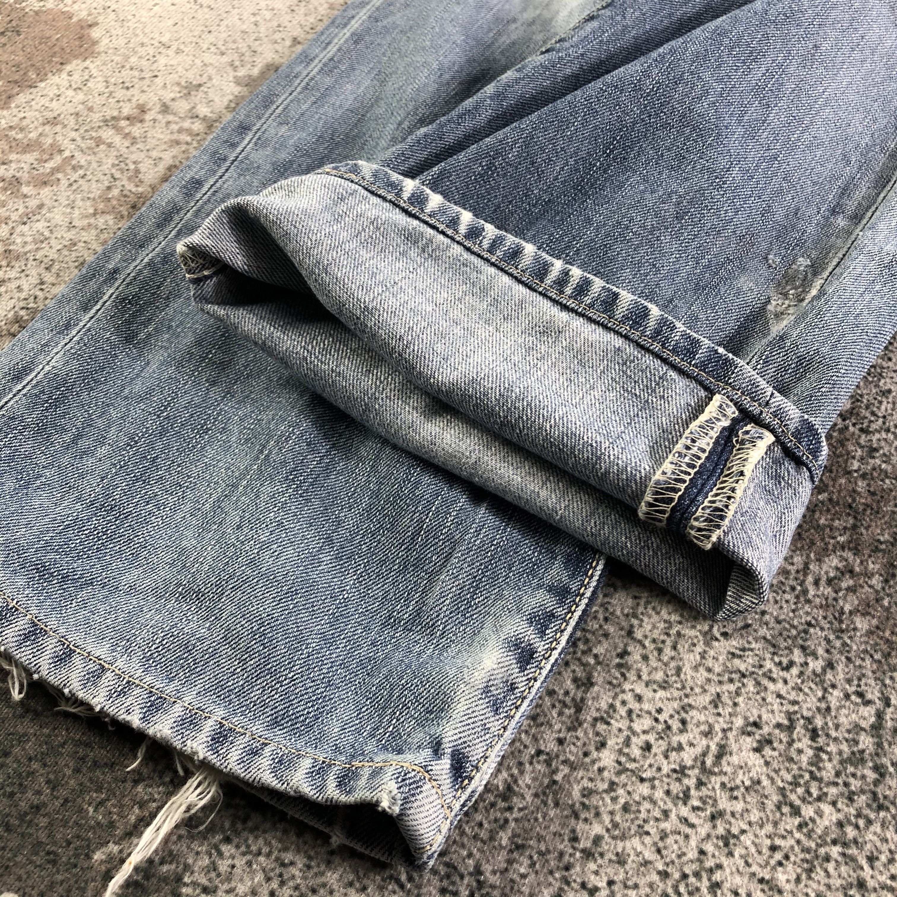 Levi's Distress Vintage Levis 502 Jeans Medium Wash Denim KJ2260 Size US 30 / EU 46 - 7 Thumbnail