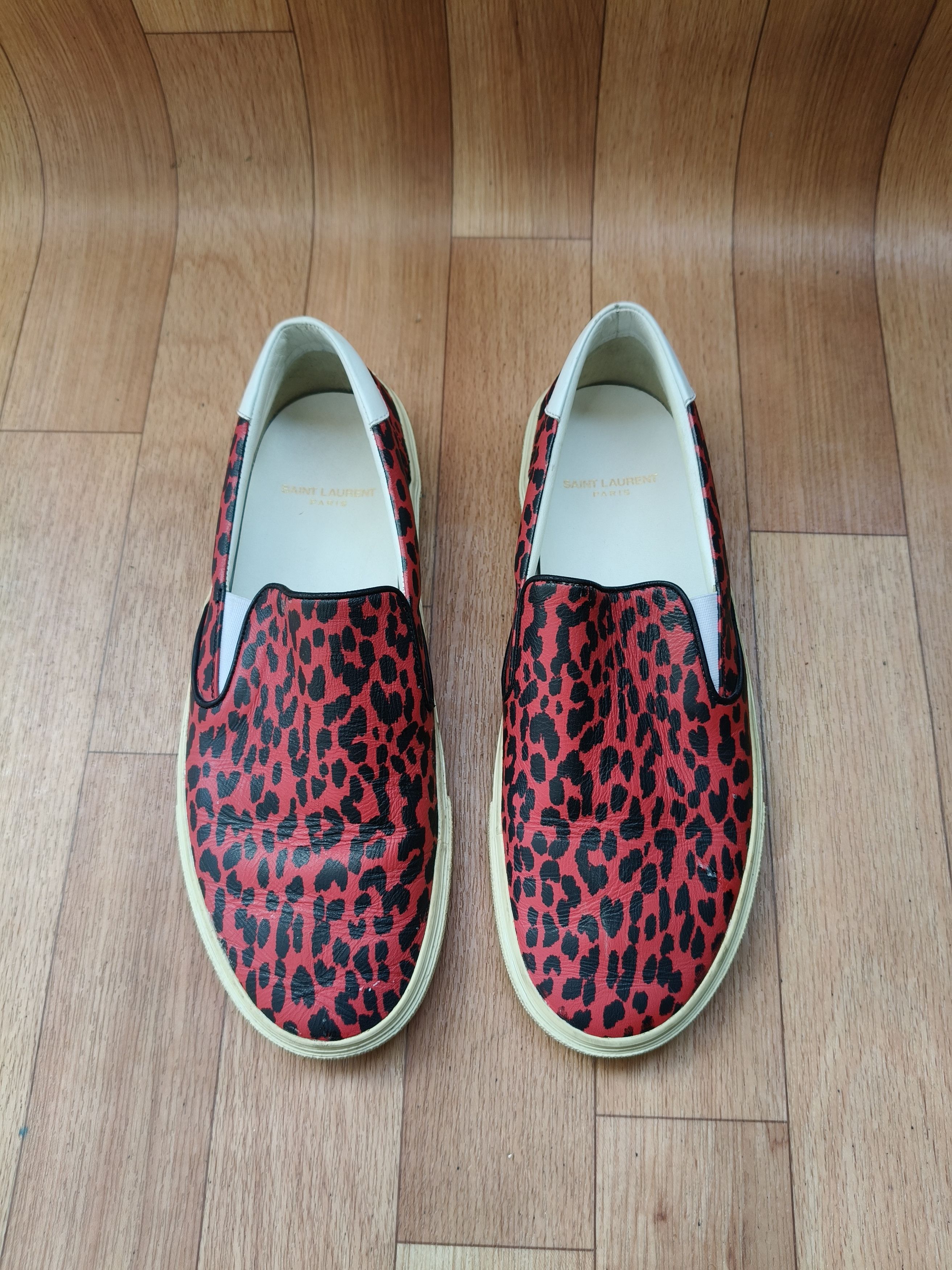 Saint Laurent Paris 🩸🎱 Saint Laurent red babycat Size US 8 / EU 41 - 14 Thumbnail