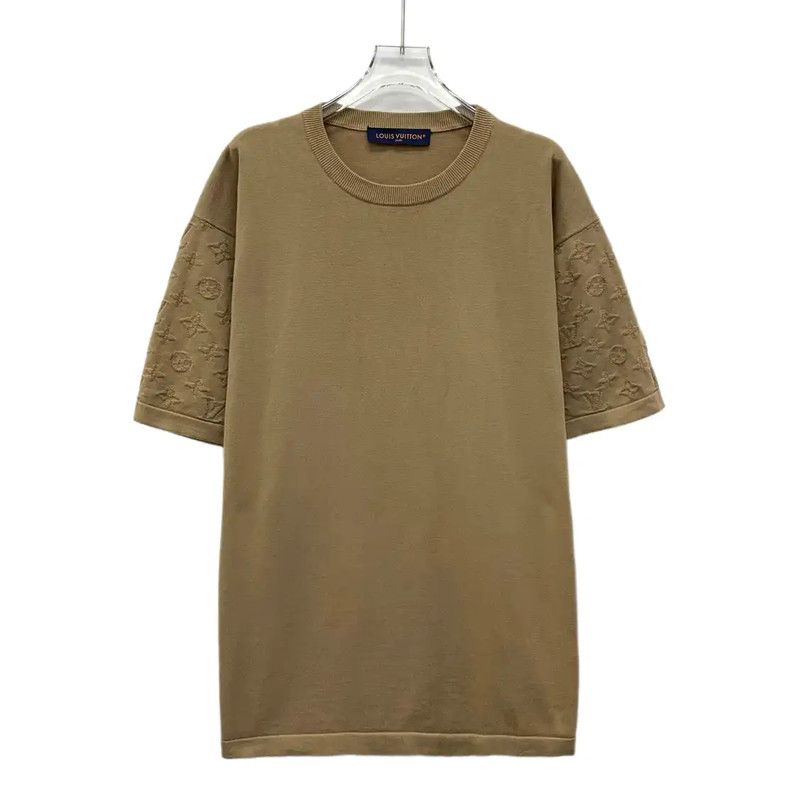 Louis Vuitton Louis Vuitton Brown Cotton XXL Men's T-Shirt 0089 Size US XXL / EU 58 / 5 - 1 Thumbnail