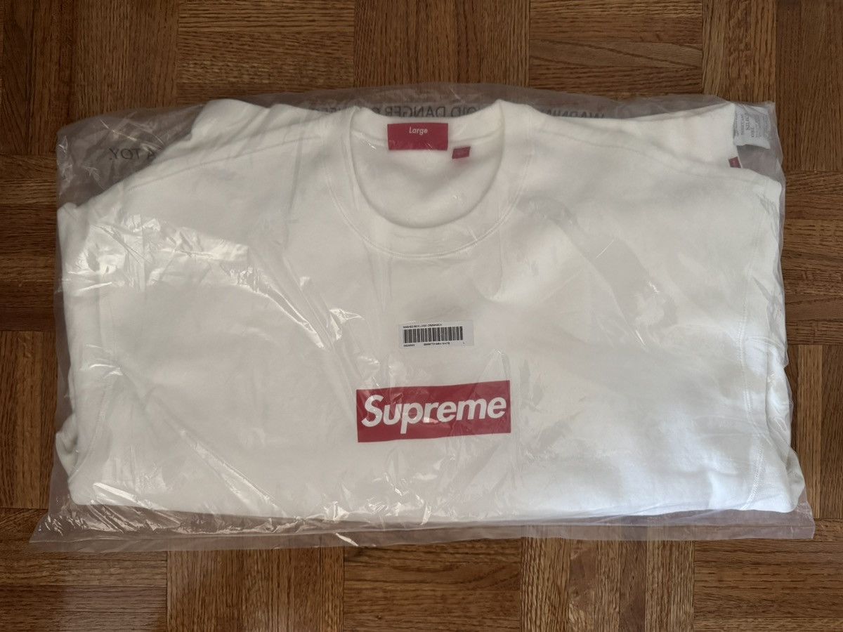 Supreme Supreme Washed Box Logo Crewneck Size US L / EU 52-54 / 3 - 1 Thumbnail