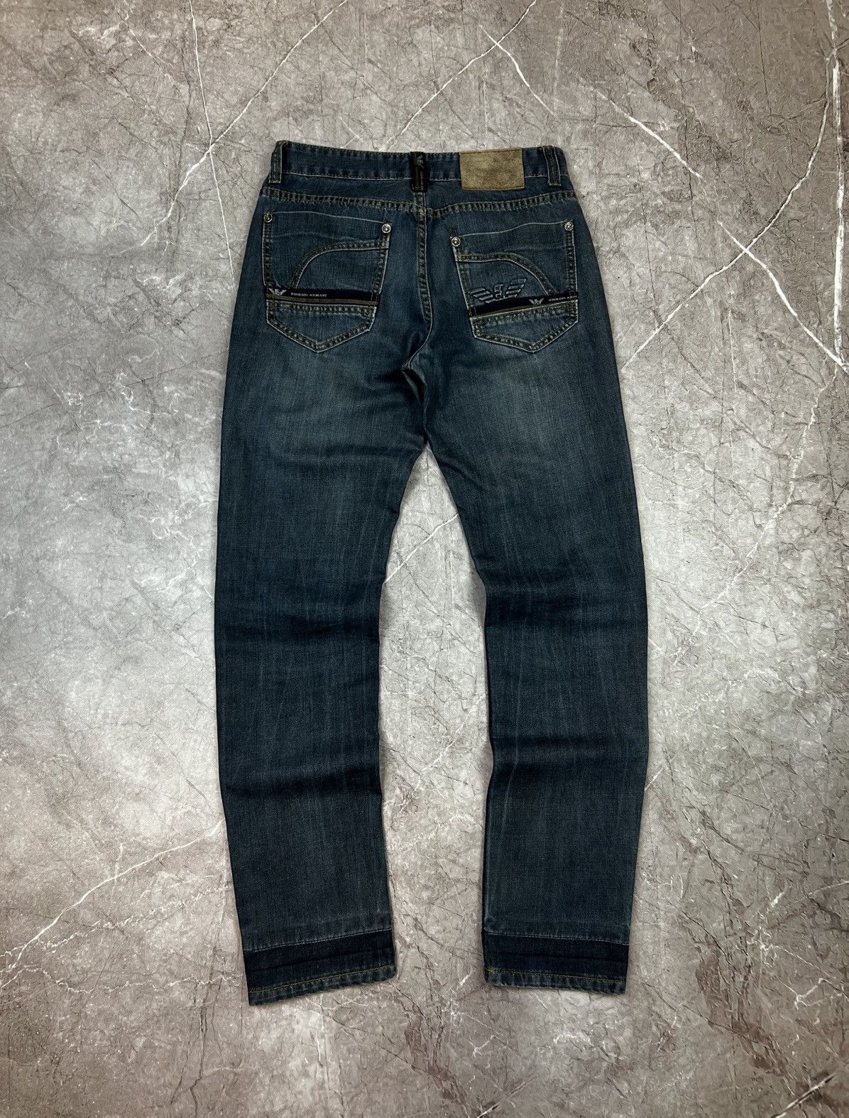 Armani Vintage Armani Jeans Big Logo Denim Pants size 32 Size US 32 / EU 48 - 1 Thumbnail