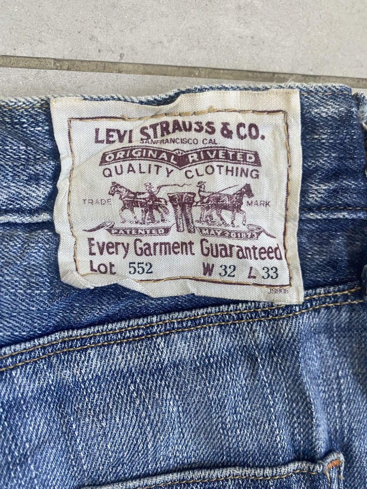 Levi's LEVIS 522 JAPAN Size US 31 - 12 Thumbnail