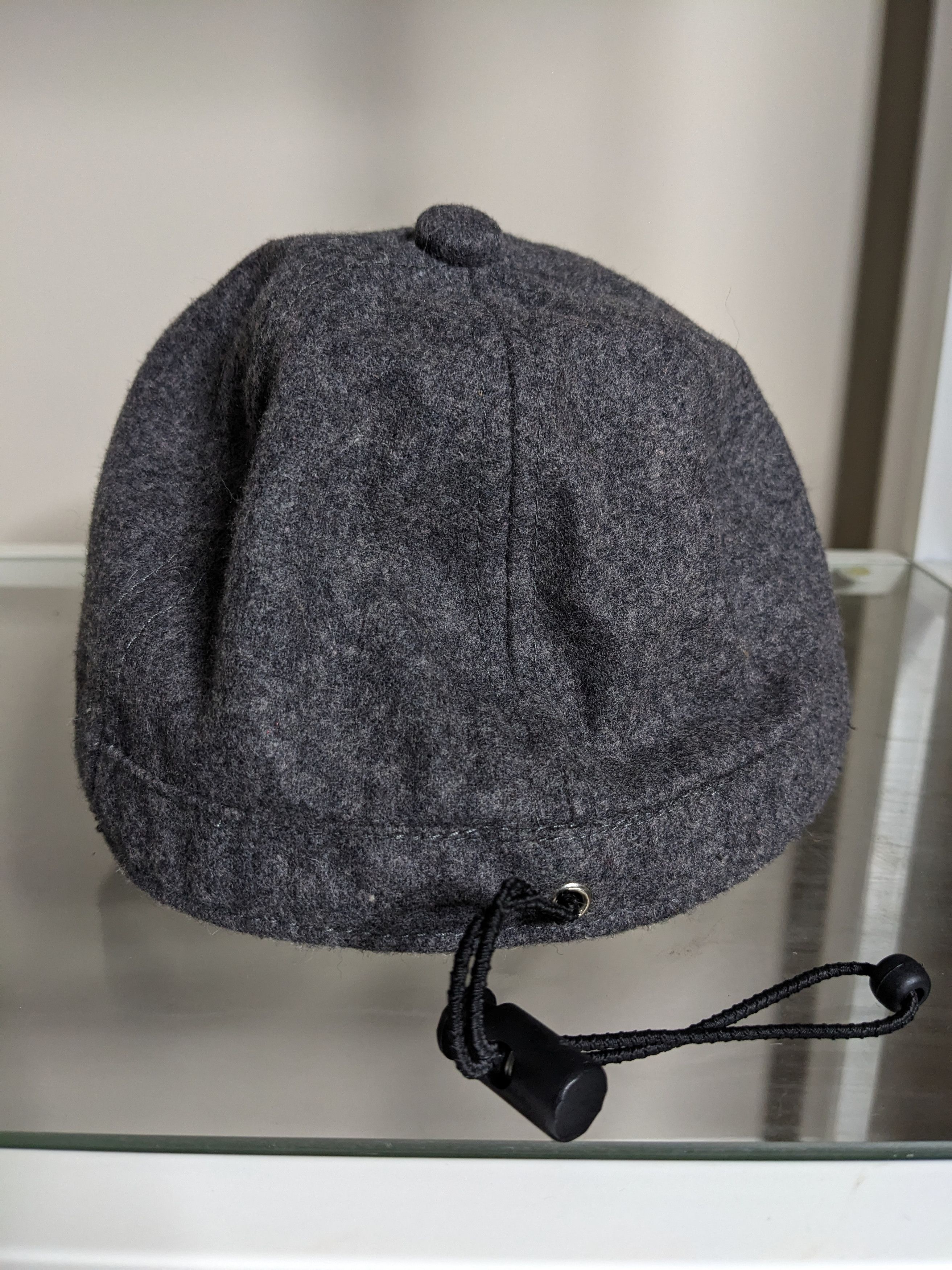 B.U.M Equipment VINTAGE BUM Equipment Gray Wool Script Hat Toggle Closure Size ONE SIZE - 3 Thumbnail