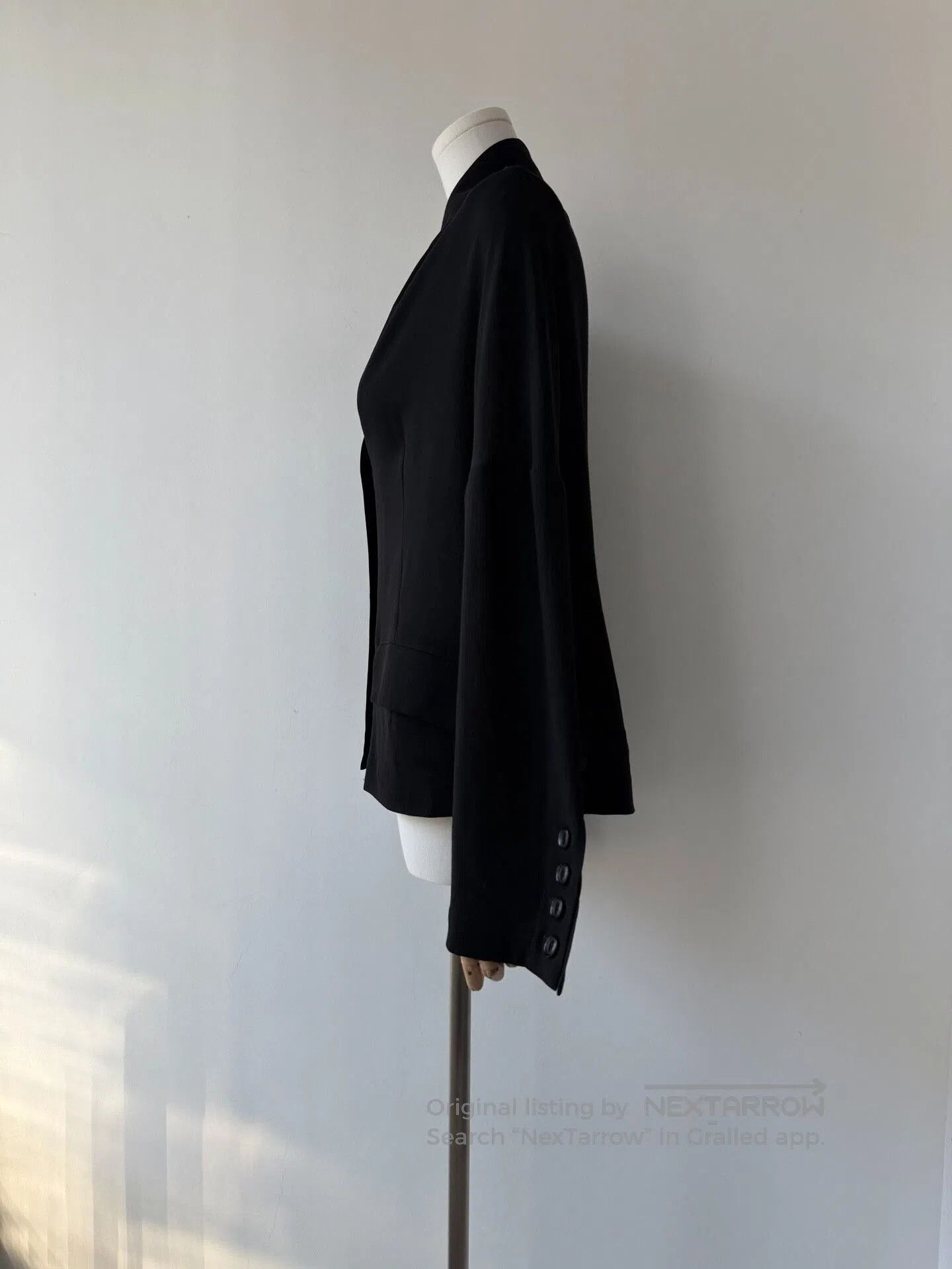 Yohji Yamamoto Yohji Yamamoto Noir Minimalist Wool Jacket. Size US M / EU 48-50 / 2 - 3 Thumbnail