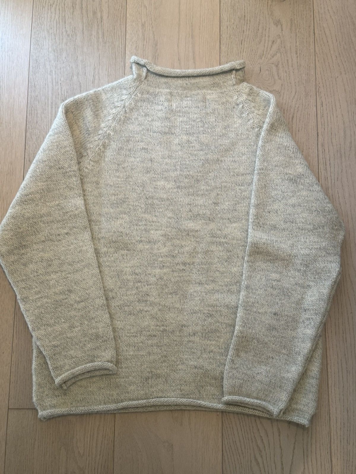 XENIA TELUNTS Xenia Telunts Fisherman Sweater - Oatmeal Size US L / EU 52-54 / 3 - 3 Thumbnail