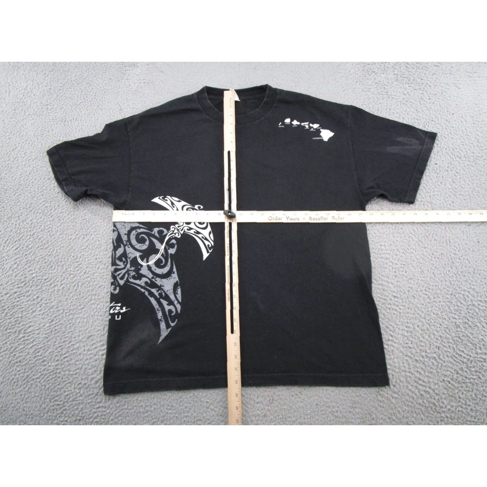 Vintage Wai Kapu Hawaii Sacred Waters Graphic T-Shirt Mens XL Black Alstyle Cotton Crew Neck Short Sleeve Travel Read Size US XL / EU 56 / 4 - 7 Thumbnail