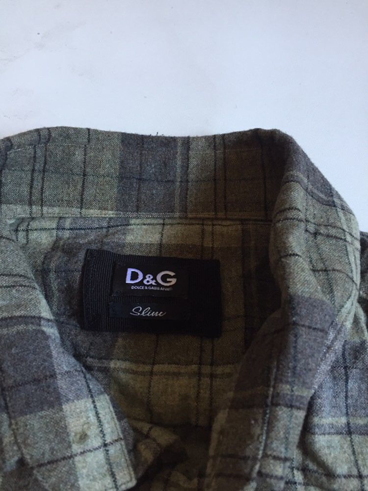Dolce & Gabbana Dolce Gabbana Flannel Button Shirt Size US M / EU 48-50 / 2 - 2 Thumbnail