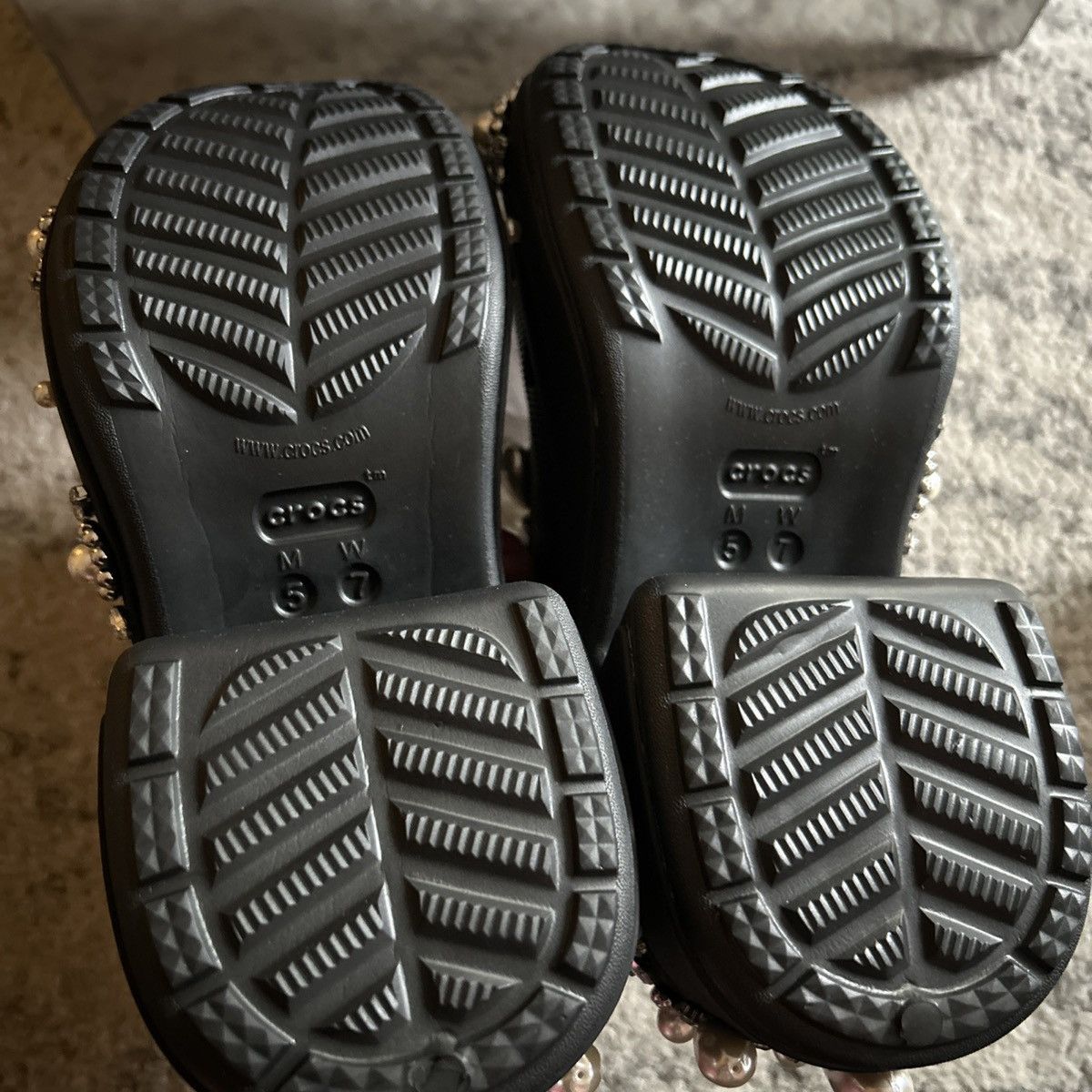 Crocs × Simone Rocha SIMONE ROCHA X Crocs Women's Siren Spiked Clog Black Size US 7 / IT 37 - 5 Thumbnail
