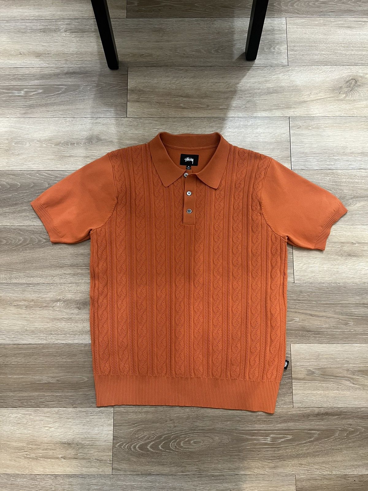 新品 Stussy Cable summer polo knit 中田圭佑 2025年最新】stussy