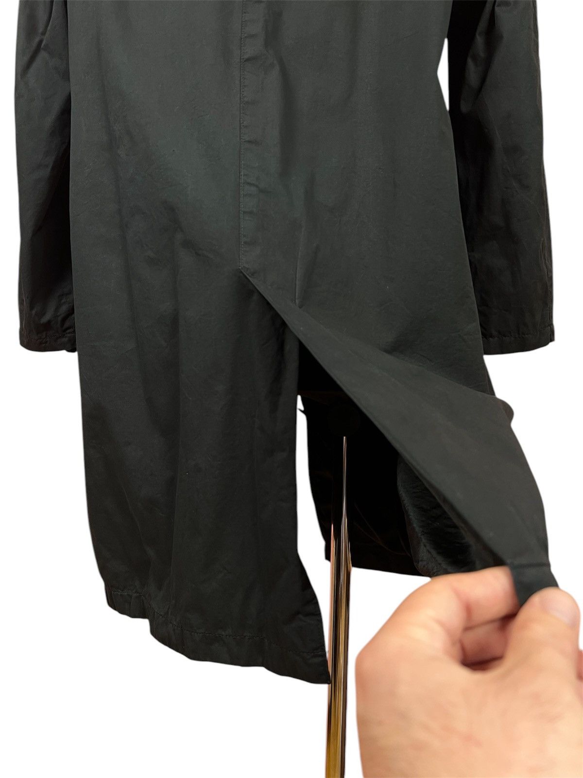 Burberry × Designer × Vintage Burberry London trench coat jacket cotton black vintage rare Size L / US 10 / IT 46 - 4 Thumbnail