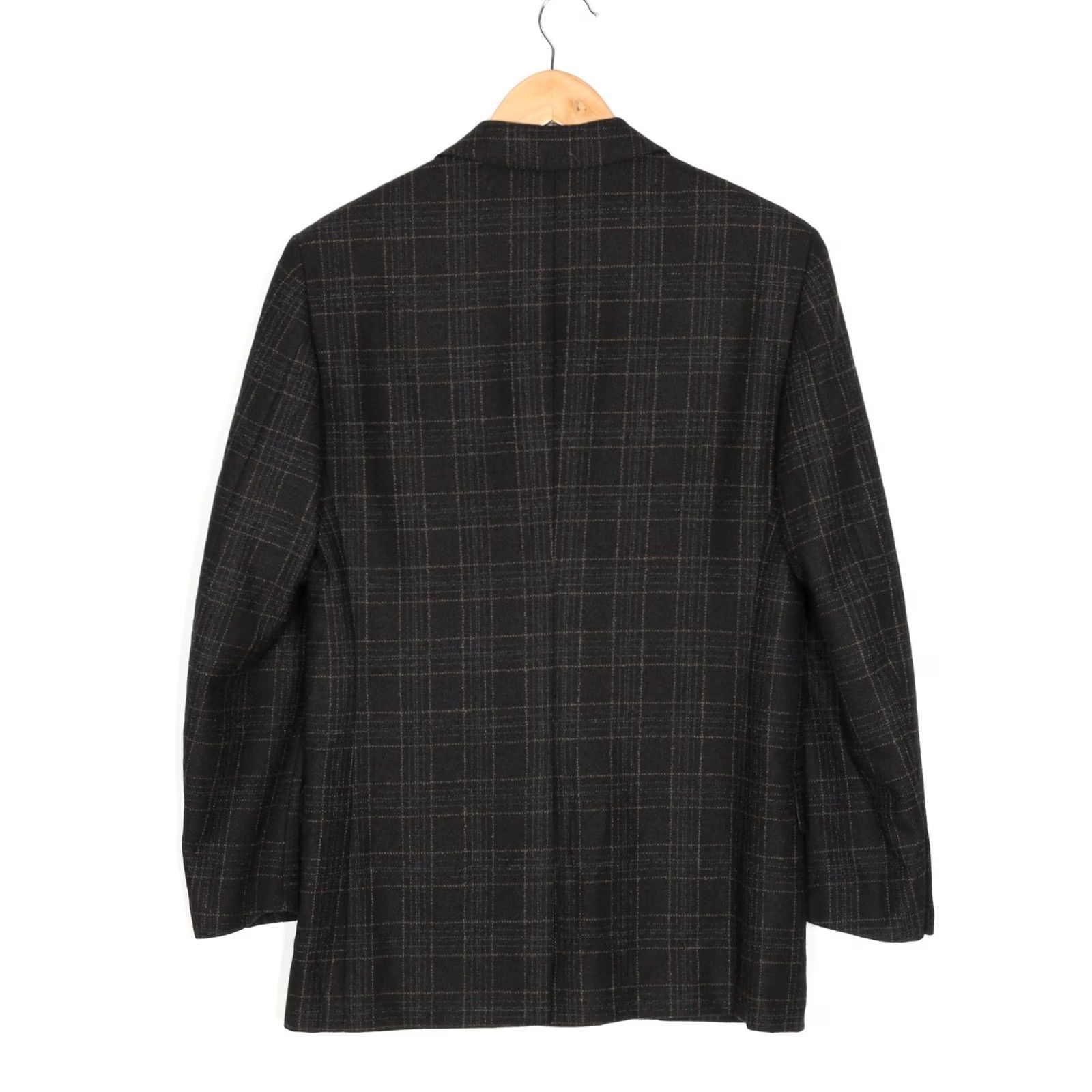 Pal Zileri VINTAGE Pal Zileri Blazer Jacket Men 46 Wool Check Brown MId-Length Formal Casual 4 Seasons Mens Size 46R - 2 Thumbnail
