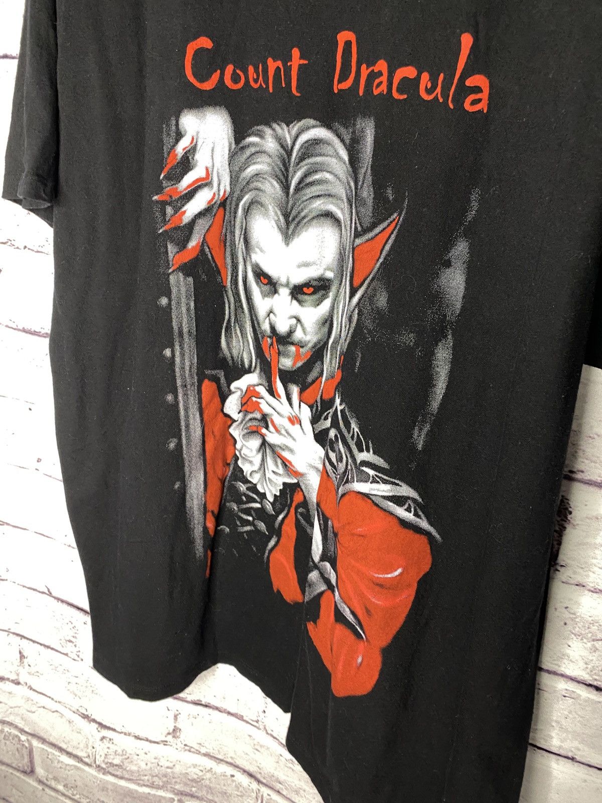 Expert Horror Men's T-Shirt Vimpire Count Dracula Horror Tee vintage Size US XXL / EU 58 / 5 - 6 Thumbnail