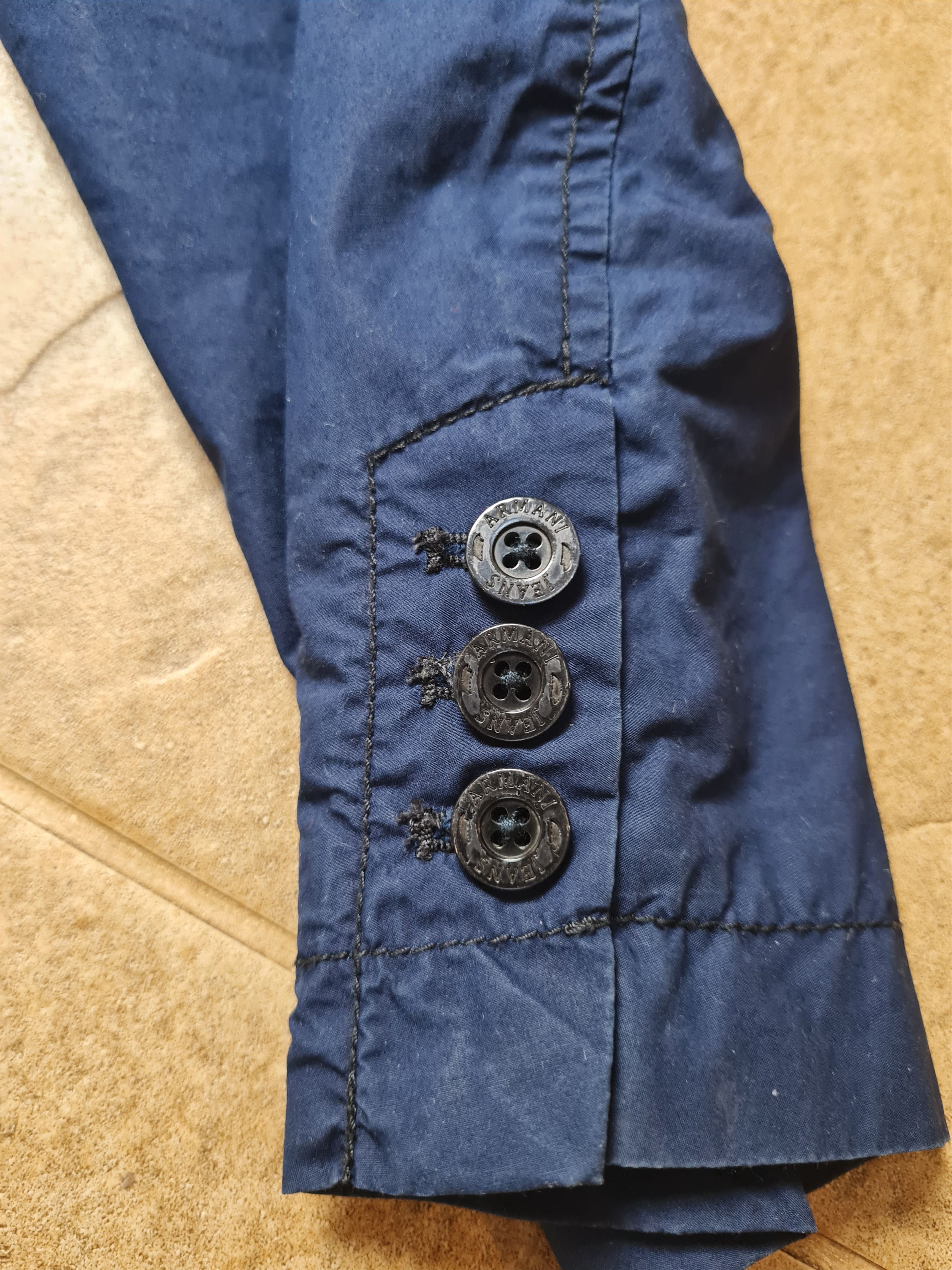 Armani Vintage Jackets ARMANI JEANS unisex Blazer Jacket Blue Size US S / EU 44-46 / 1 - 18 Thumbnail