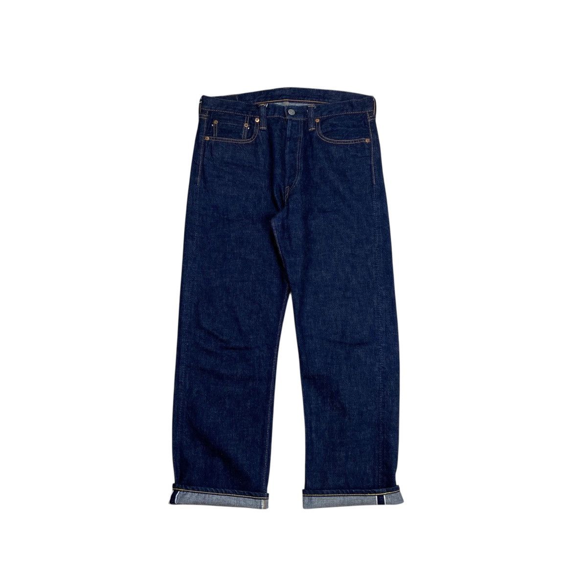Full Count & Co. Fullcount Lot 1108 Slim Straight Selvedge Denim Pants Size US 31 - 2 Thumbnail