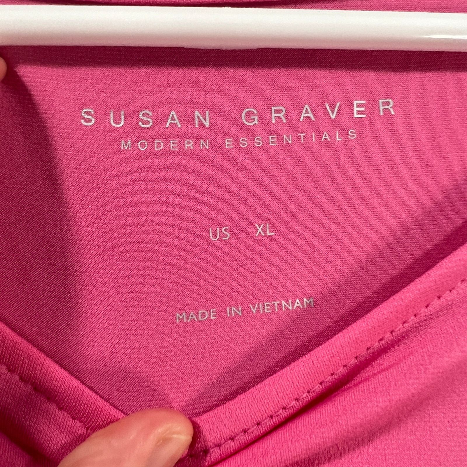 Other Susan Graver Modern Essentials Liquid Knit A-Line Top Size XL / US 12-14 / IT 48-50 - 3 Thumbnail