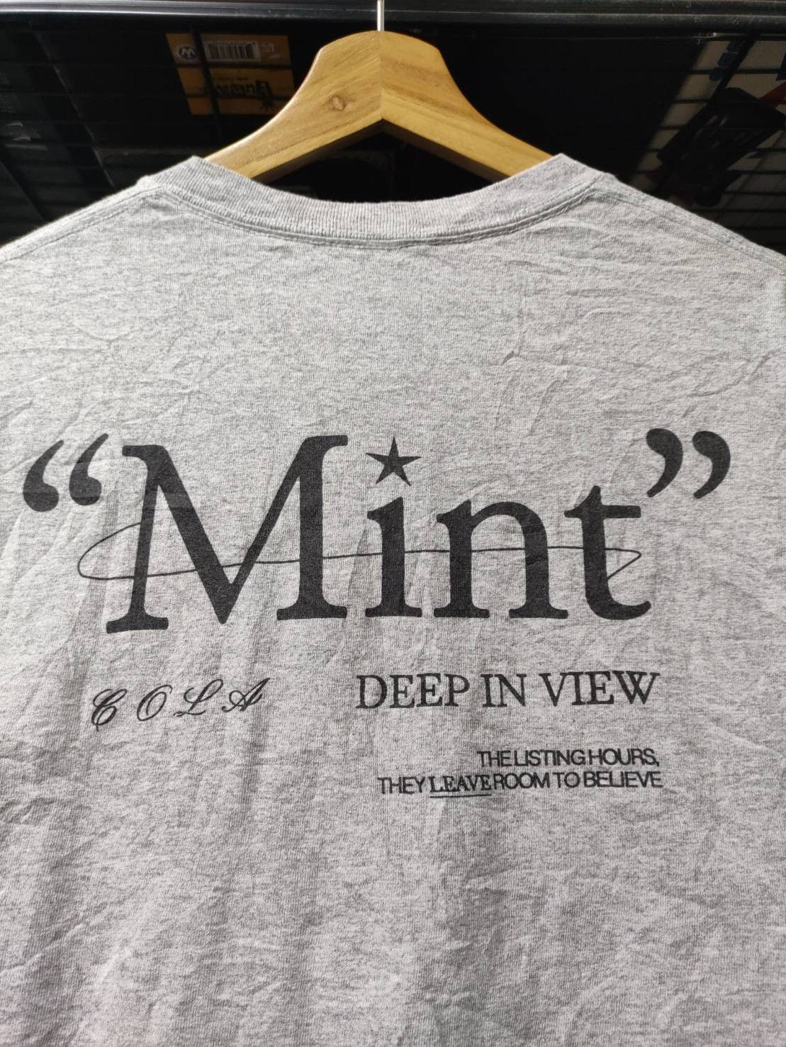 Band Tees Cola " Mint " Album Deep in View Single Promo T-Shirt Size US XL / EU 56 / 4 - 8 Thumbnail