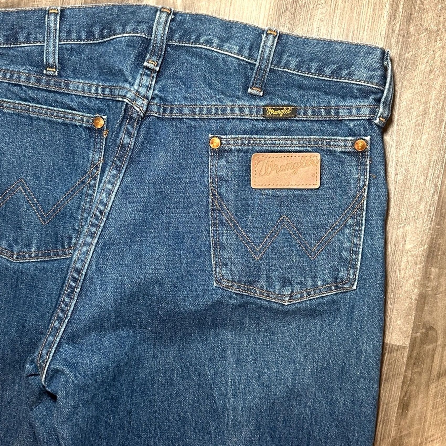 Wrangler VINTAGE Wrangler Cowboy Cut Original Fit Straight Jeans 34x34 Mens Blue 34 Regular Straight Jeans Size US 34 / EU 50 - 5 Thumbnail
