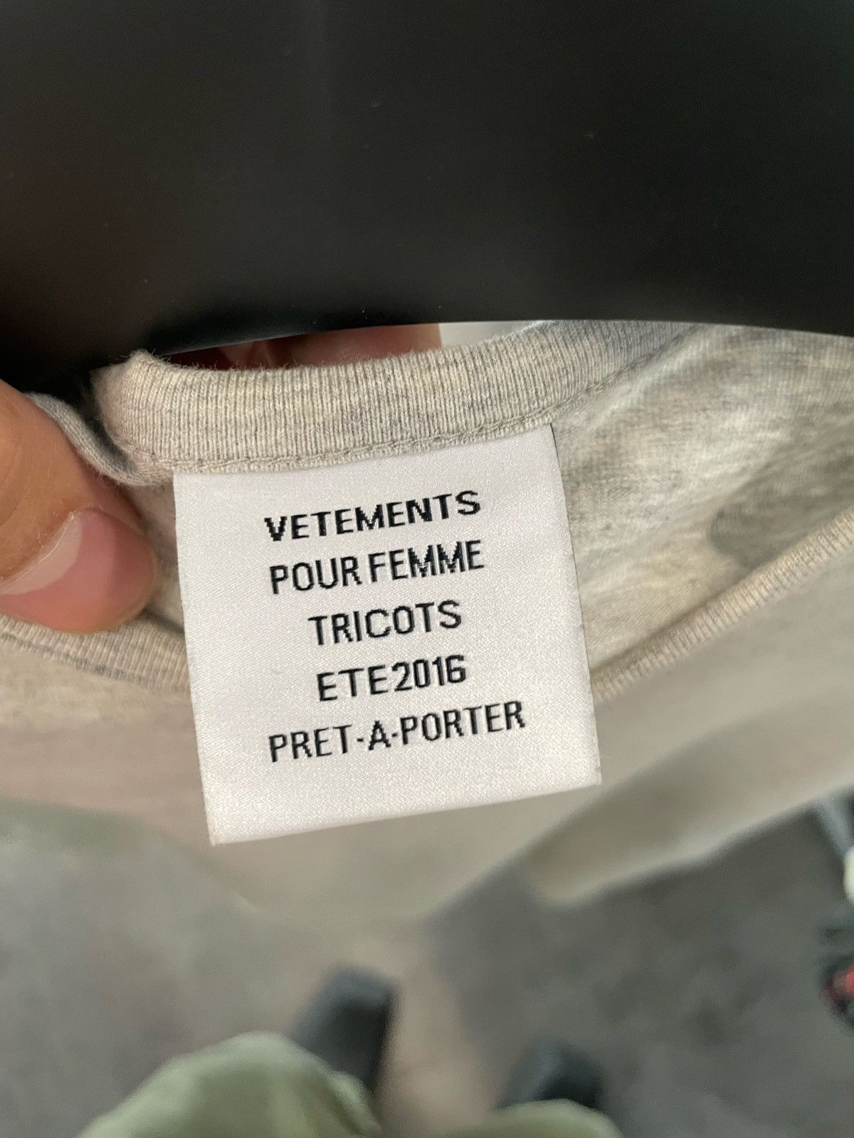 Vetements Vetements 2016 OG Gothic Oversized Long-Sleeves Tee Size US XS / EU 42 / 0 - 4 Thumbnail