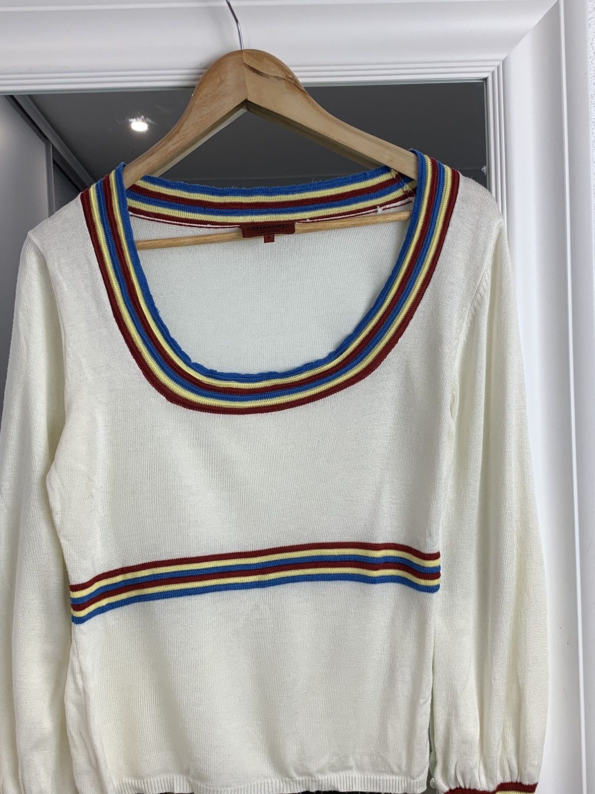 Missoni Missoni Vintage Blouse Y2K Cotton Jumper Size:6 Size M / US 6-8 / IT 42-44 - 2 Thumbnail