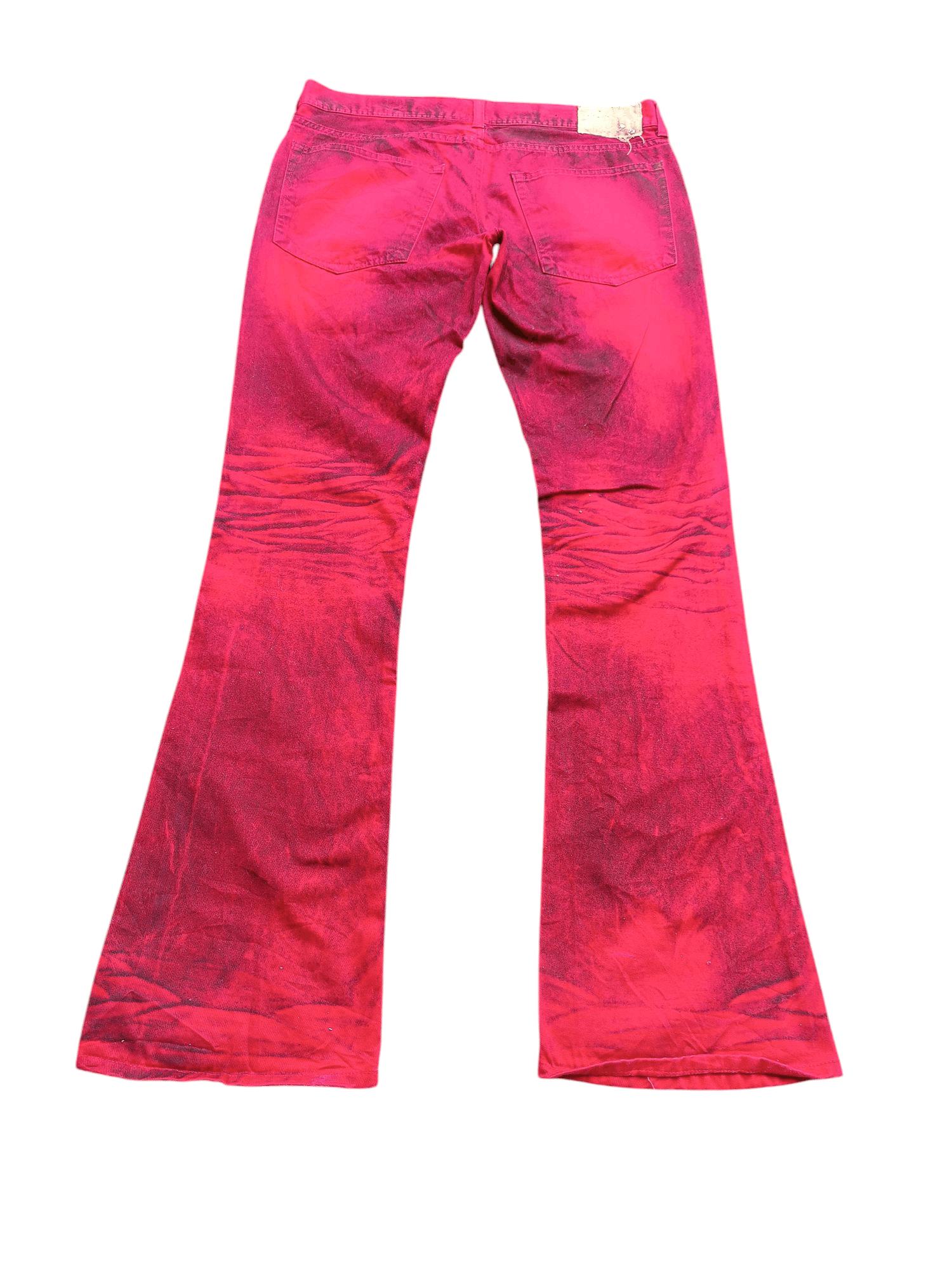Japanese Brand FIRE🔥Japanese Brand Whisker Punk Flare Stud Denim E250 Size US 32 / EU 48 - 13 Thumbnail