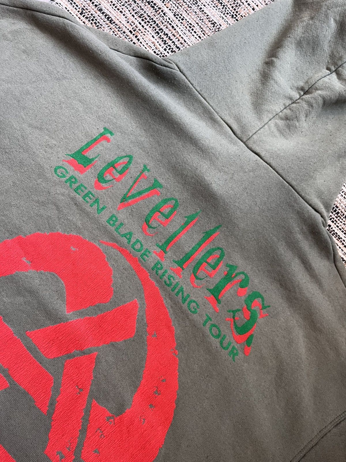 Band Tees × Vintage 00s Vintage The Levellers Distressed Hoodie PUNK 2003 Tour Size US XL / EU 56 / 4 - 17 Thumbnail