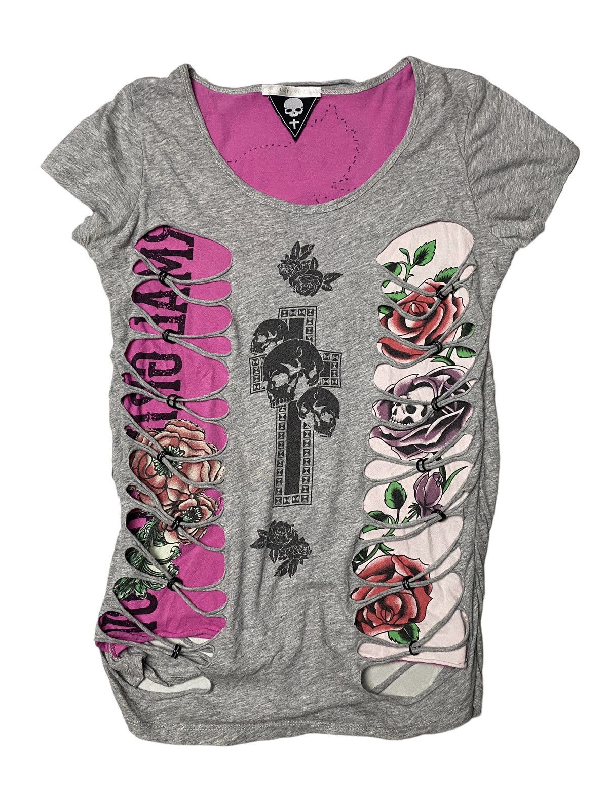Hysteric Glamour 2000's Bobby Mall Pierced Punk Distressed Shirt Size US XS / EU 42 / 0 - 1 Thumbnail