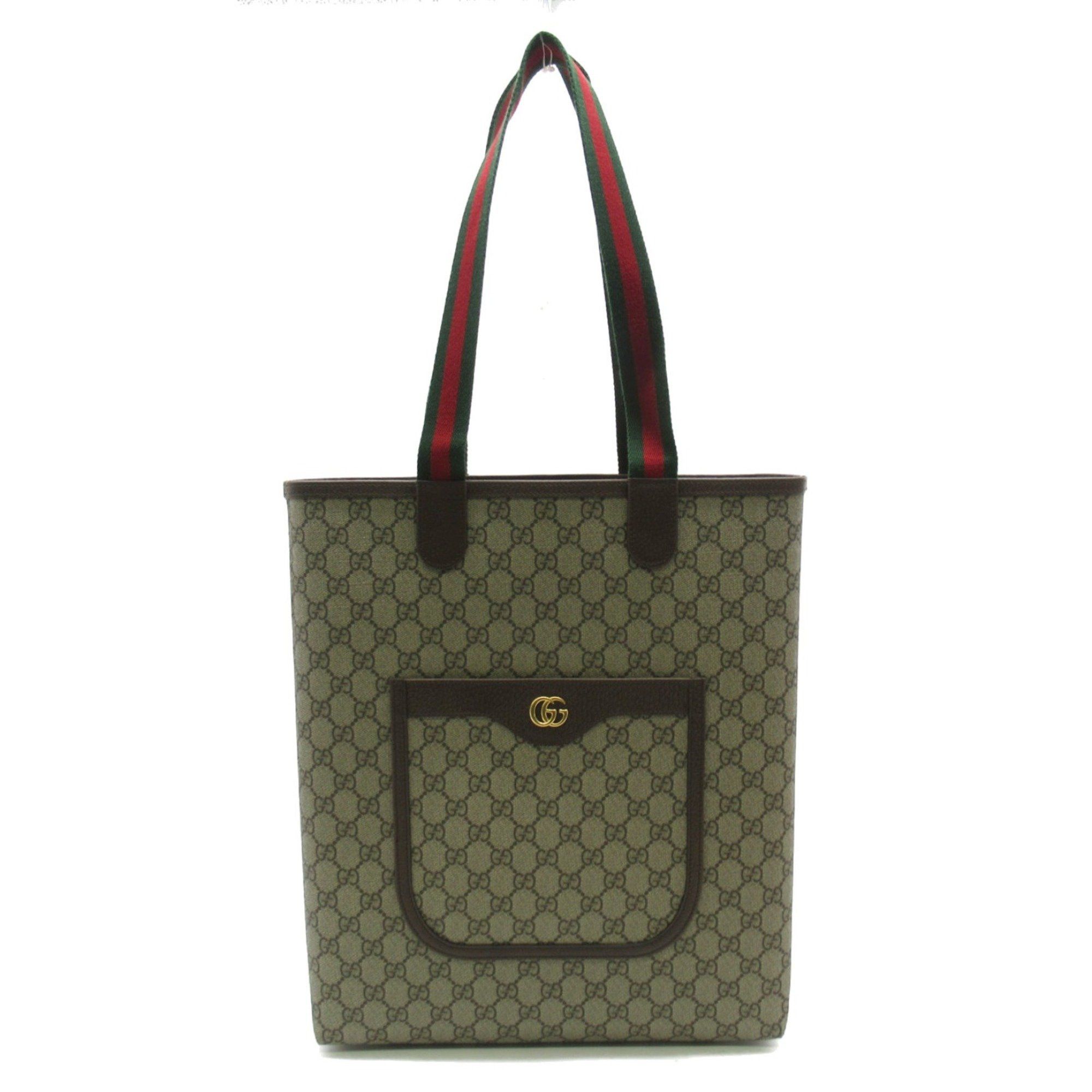 image of Gucci Tote Bag Beige GG Supreme Canvas 7445449Aacv8745, Women's