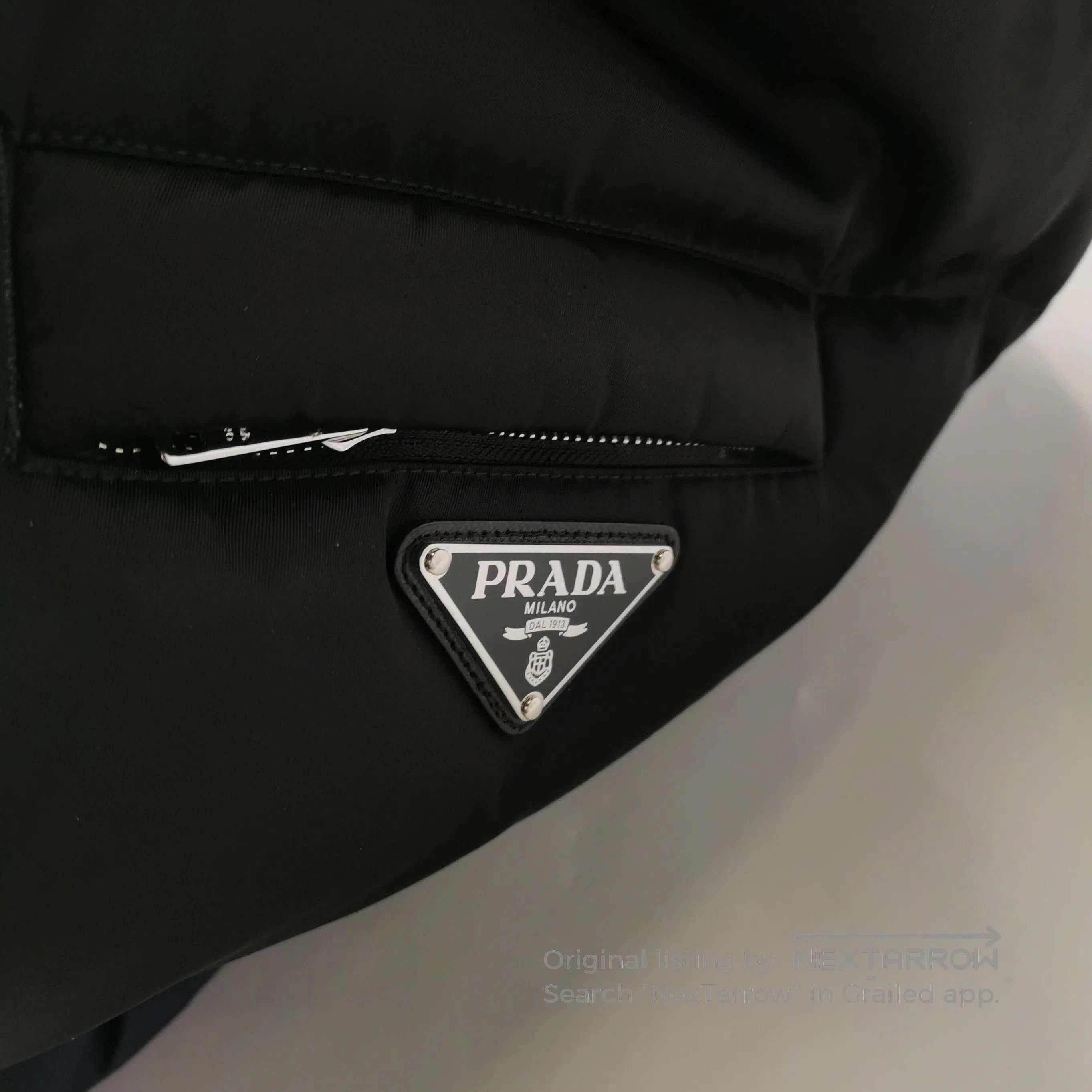 Prada Prada Color-Block Logo Long Sleeve Down Jacket . Size US XL / EU 56 / 4 - 1 Thumbnail