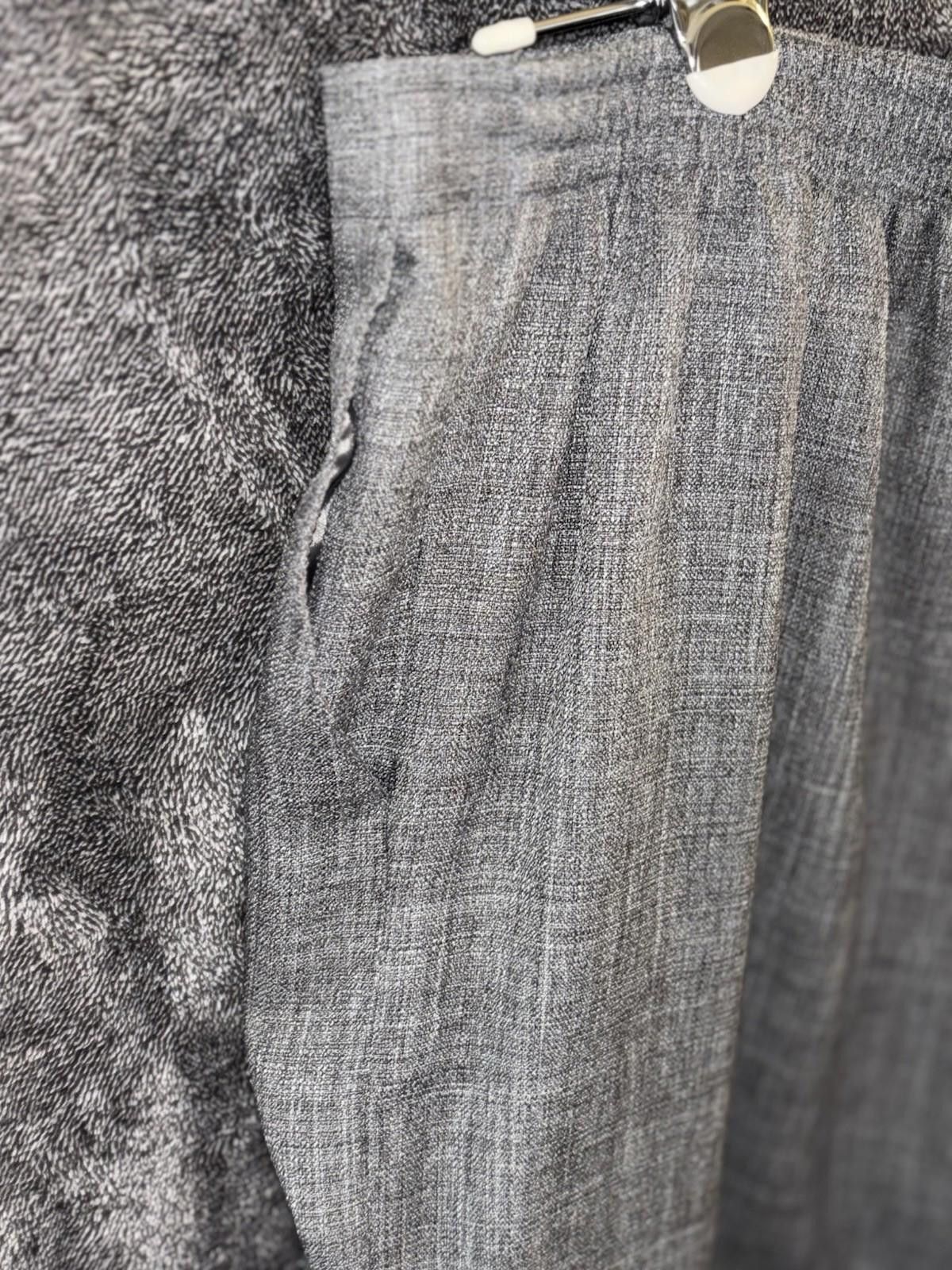 Other Alfred Dunner 14P Heathered Gray High Waist Trousers VTG Size 36" / US 14 / IT 50 - 6 Thumbnail