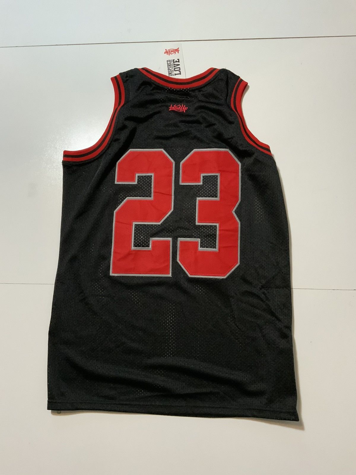 Sneakgallery NWT Laced Up XIII Bred Retro Michael Jordan GOAT Mesh Jersey Size US M / EU 48-50 / 2 - 2 Thumbnail