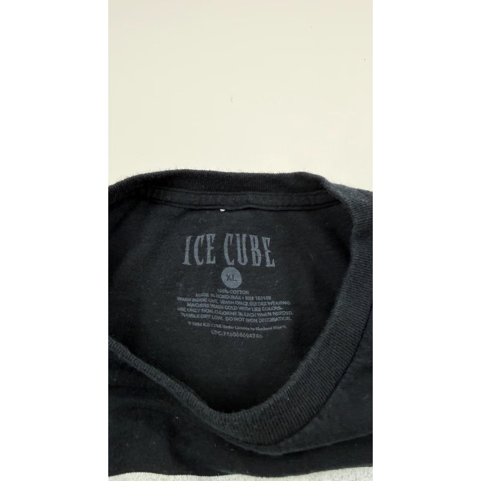Vintage Ice Cube Shirt Mens XL Black T-Shirt Short Sleeve Crew Neck Graphic Print Today Was A Good Day Hip Hop 90s Vintage No Size US XL / EU 56 / 4 - 3 Thumbnail