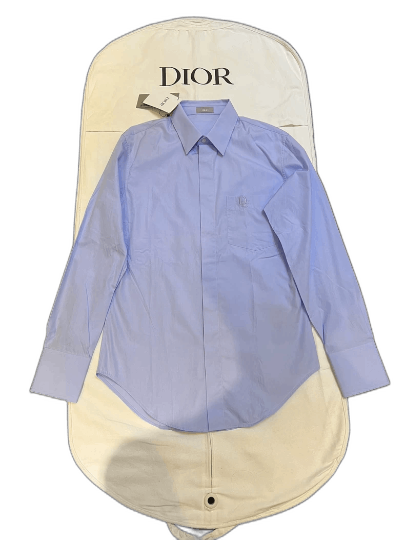 Dior ERL Blue Shirt with Tags Size 39