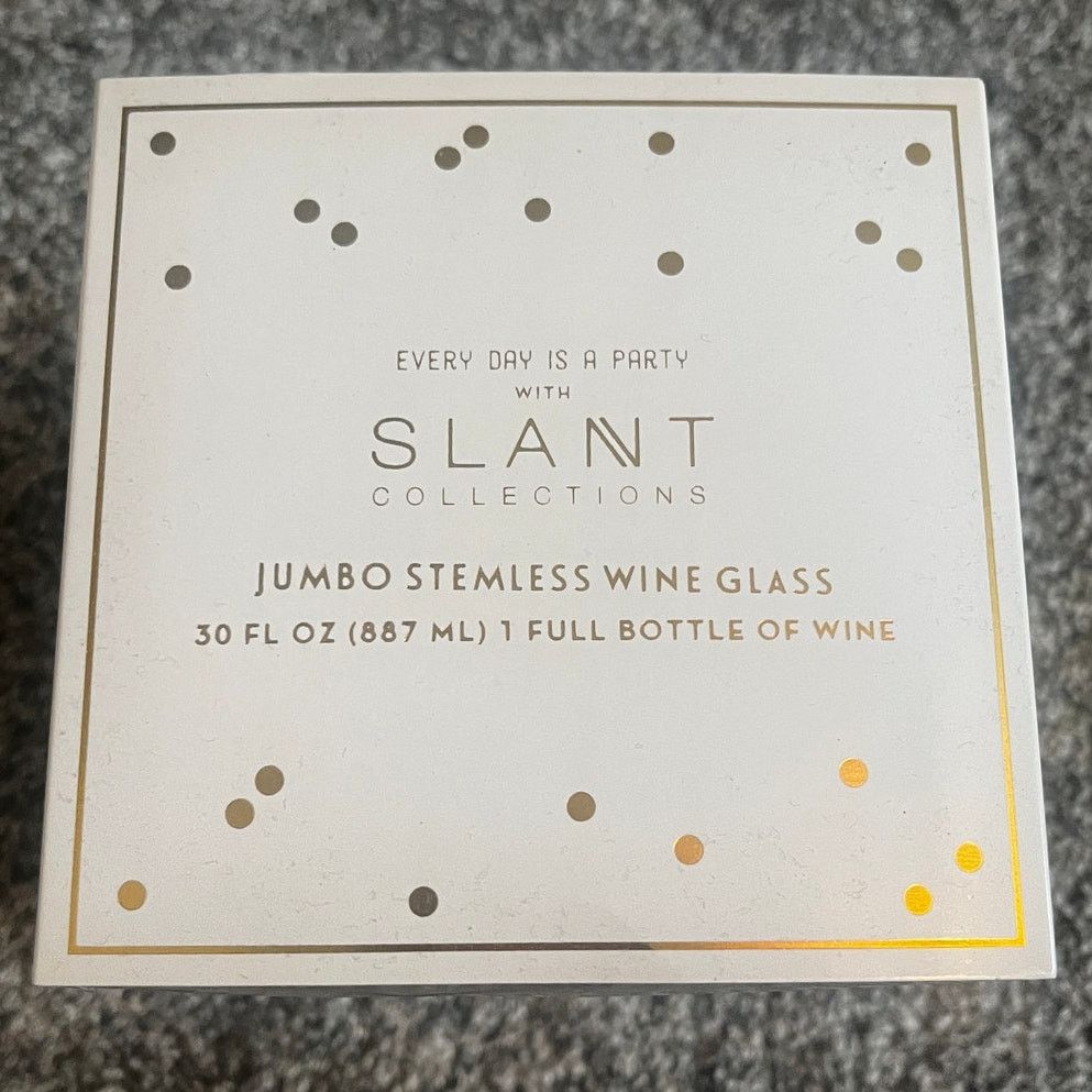 Other Slant Collections Oh Happy Day Jumbo Stemless Wine Glass Size ONE SIZE - 3 Thumbnail