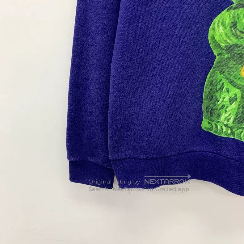 Gucci gucci Dark blue logo letter bear print cotton round neck l Size US S / EU 44-46 / 1 - 4 Thumbnail