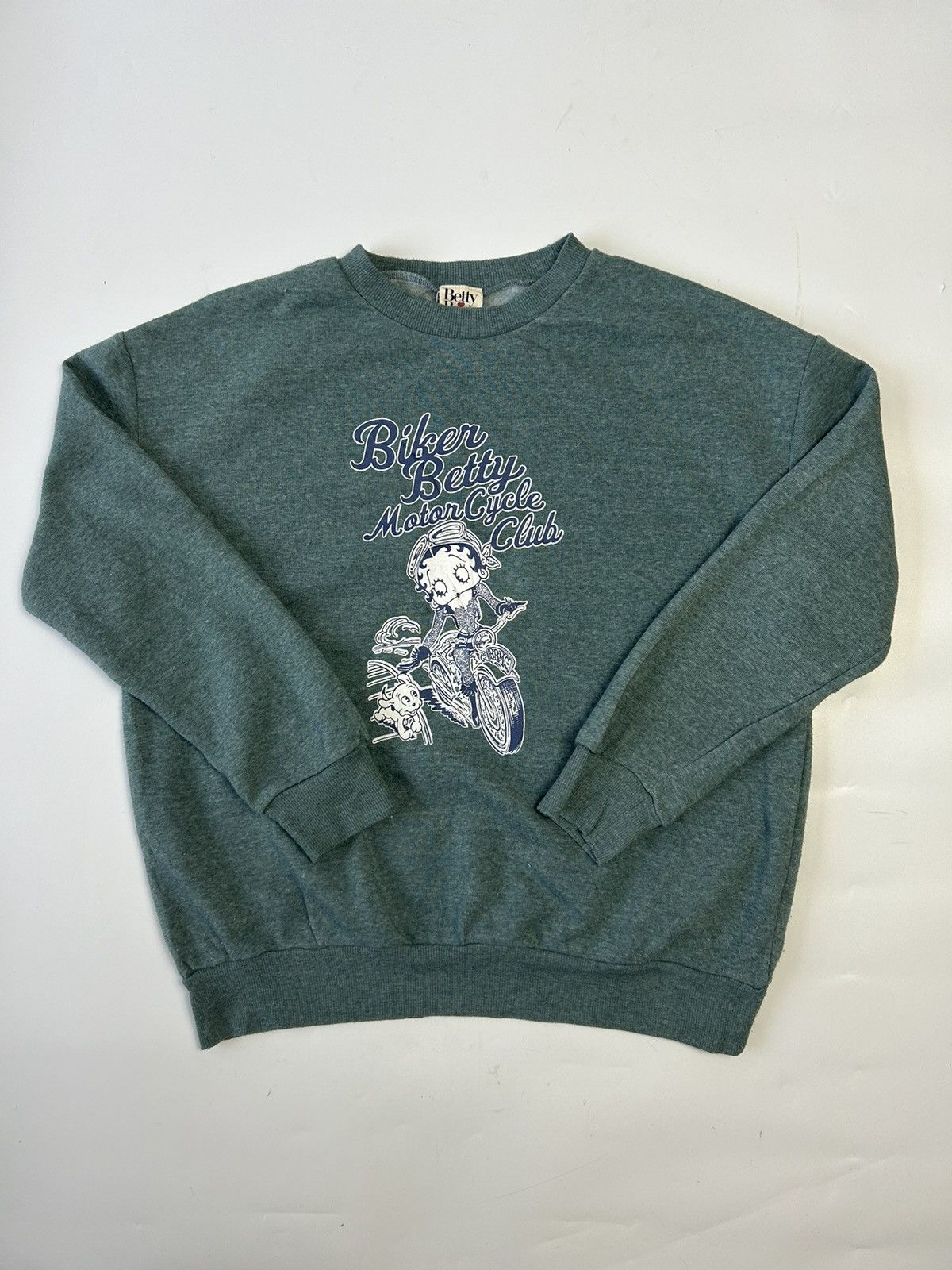 Japanese Brand BETTY BOOP MOTORCYCLE CLUB PULL OVER Size US L / EU 52-54 / 3 - 2 Thumbnail