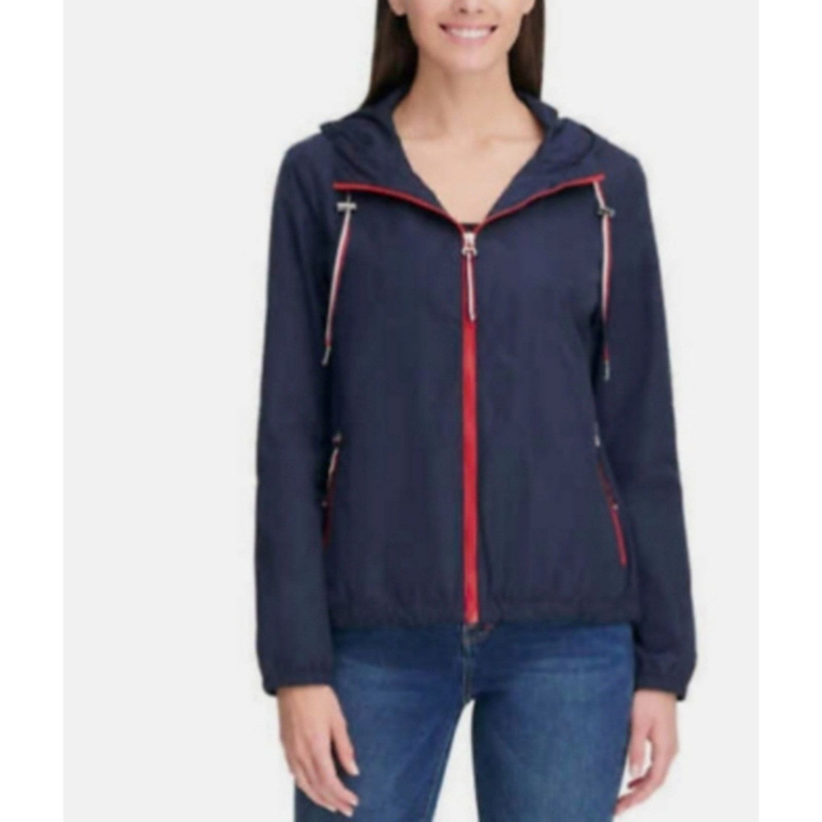 Tommy Hilfiger Tommy Hilfiger women's Lightweight Windbreaker Jacket Size M Size M / US 6-8 / IT 42-44 - 1 Thumbnail