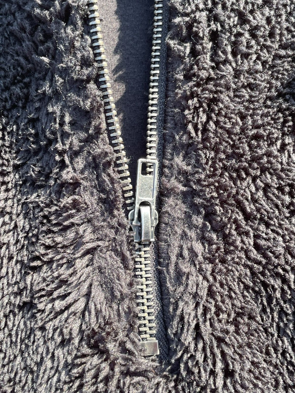 Pacsun Pacsun Black Fur Hoodie Quarterzip Size US M / EU 48-50 / 2 - 5 Thumbnail