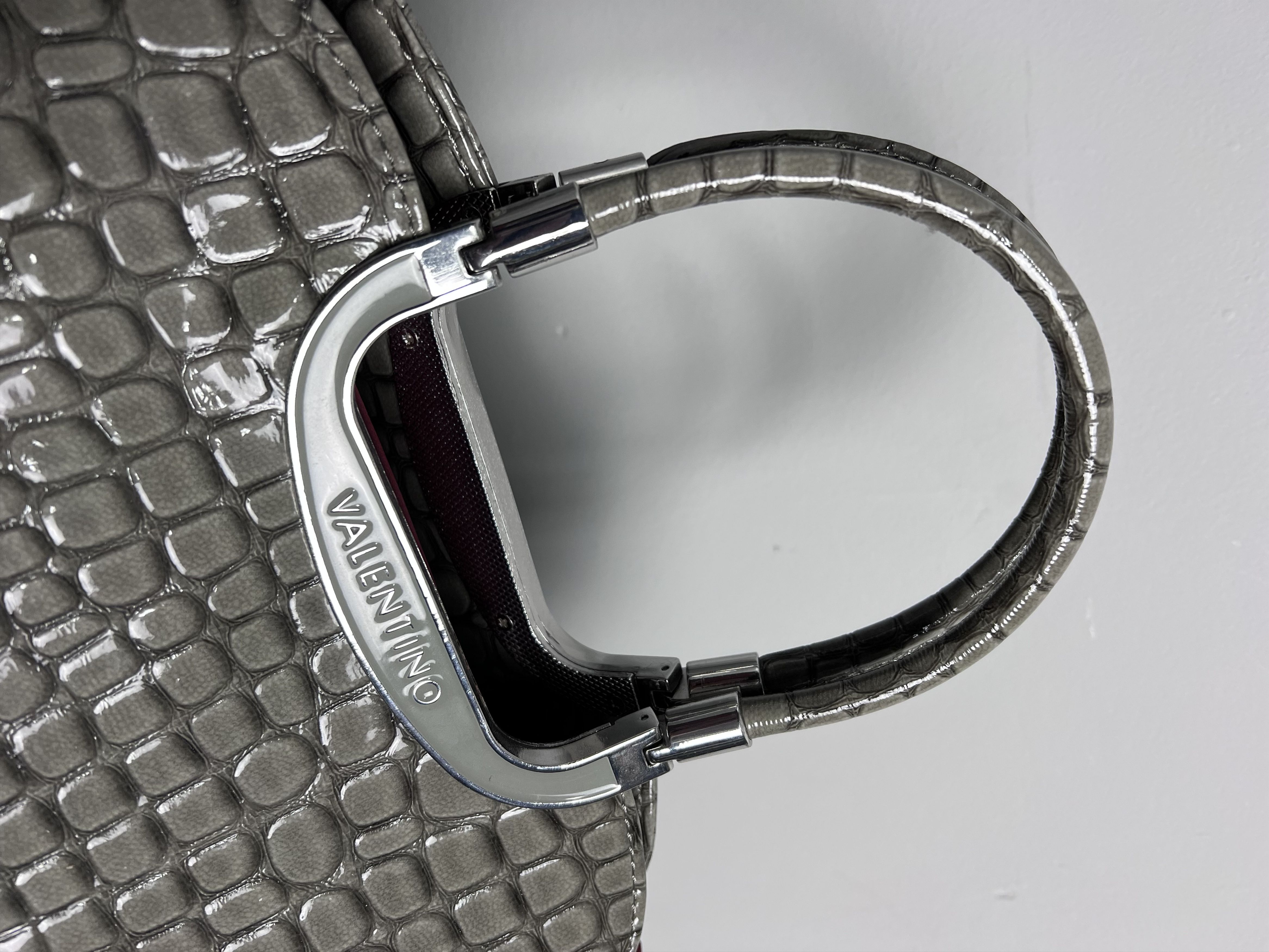 Mario Valentino Mario Valentino - Crocs Skin - 2 Way Bag Size ONE SIZE - 4 Thumbnail