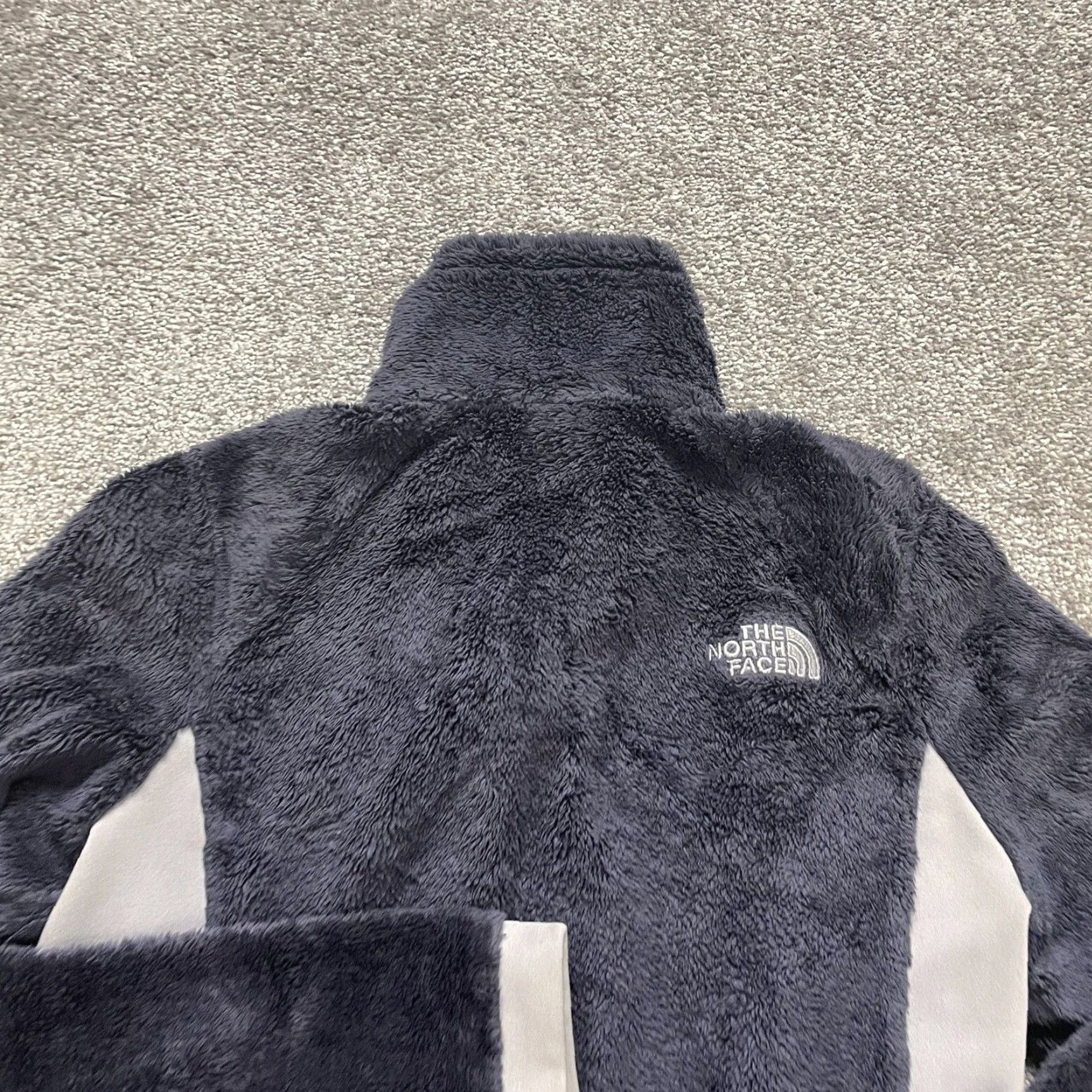 The North Face The North Face Jacket Women XS The North Face Osito C663 Fleece Mid-Length Long Sleeve Zip Pocket Blue White Full Zip Size XS / US 0-2 / IT 36-38 - 4 Thumbnail