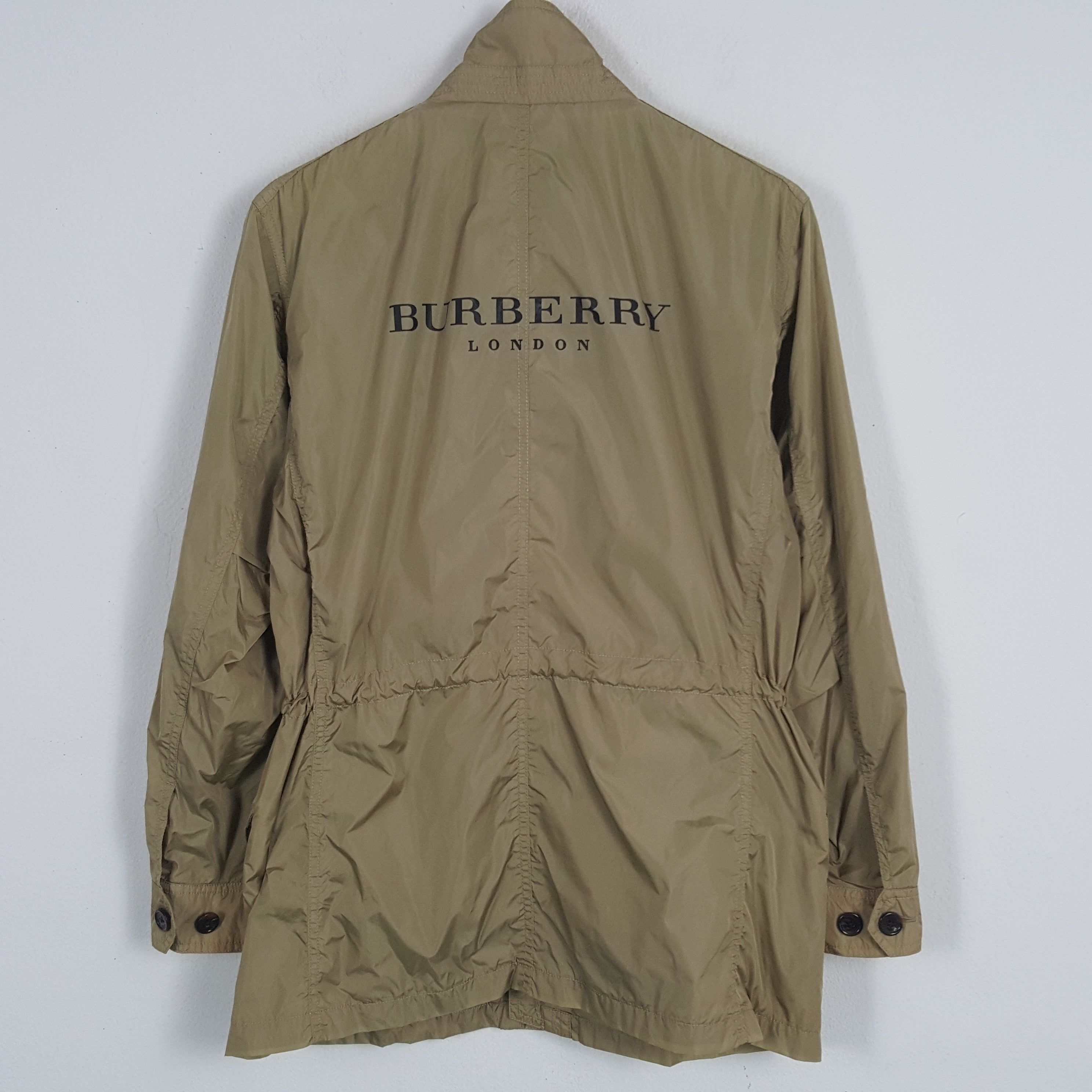 Burberry × Vintage Vintage Burberry London Nove Check Custom Spell Out Jacket Size US L / EU 52-54 / 3 - 1 Thumbnail