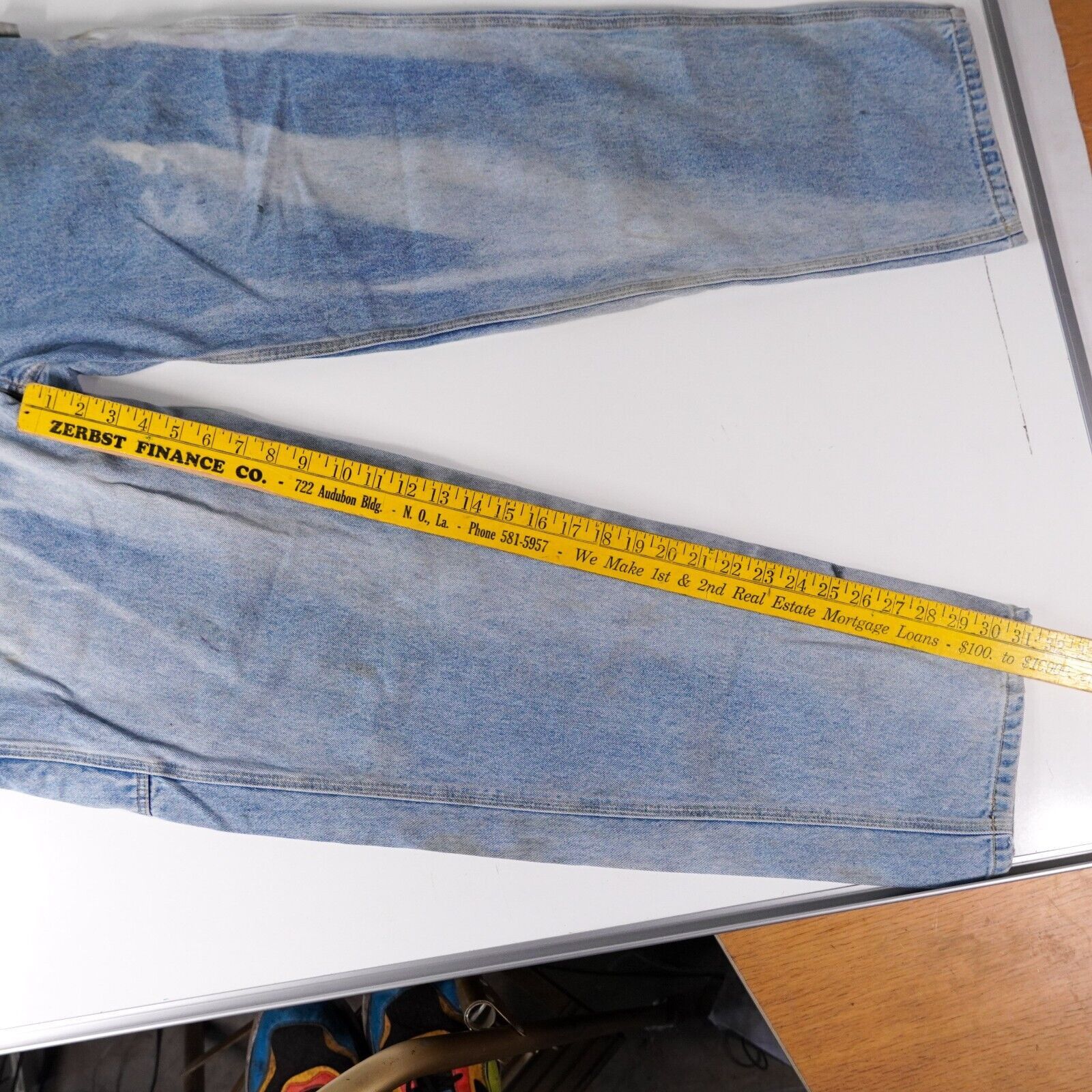 Anchor Blue Anchor Blue Vintage Overalls Cotton Denim Jeans Pants Slacks Size 36" / US 14 / IT 50 - 4 Thumbnail
