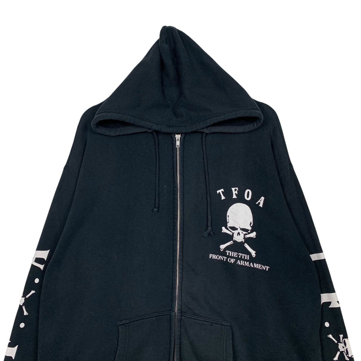 Japanese Brand REGULUS ROCK The Front Of Armament Big Logo Hoodie 2428-C109 Size US XL / EU 56 / 4 - 5 Thumbnail