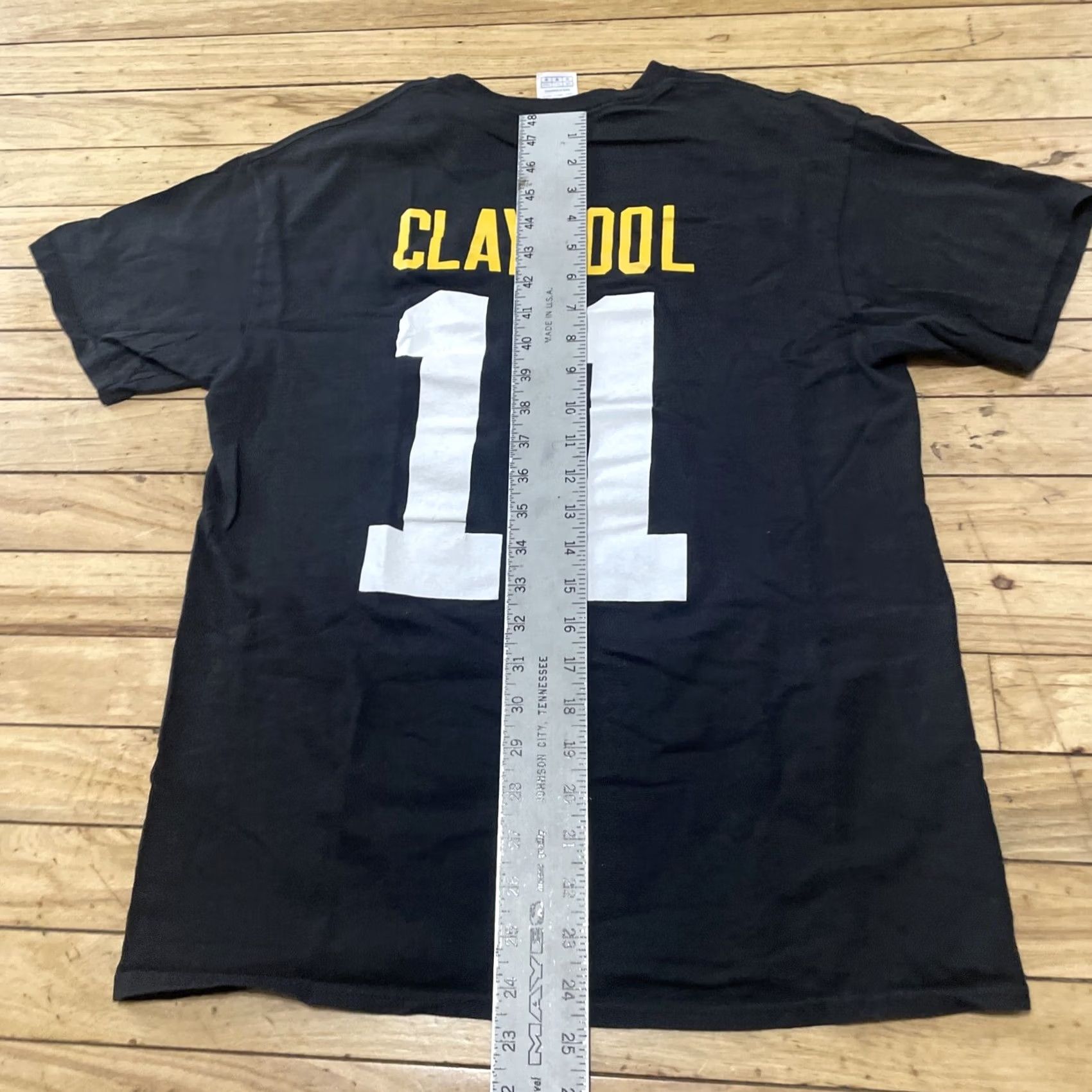 Delta Pittsburgh Steelers Chase Claypool #11 Shirt Y2K Delta Men M Black Gold Football Shirt Size US M / EU 48-50 / 2 - 7 Thumbnail