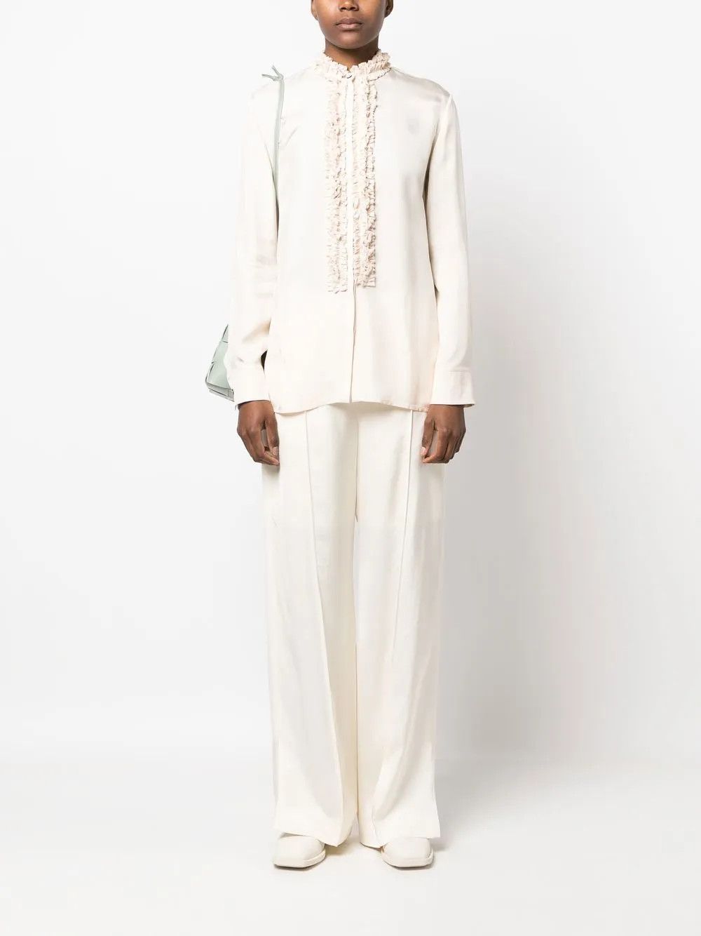 Jil Sander o1y1025 Sweatpant in White Size 27" / US 4 / IT 40 - 5 Thumbnail